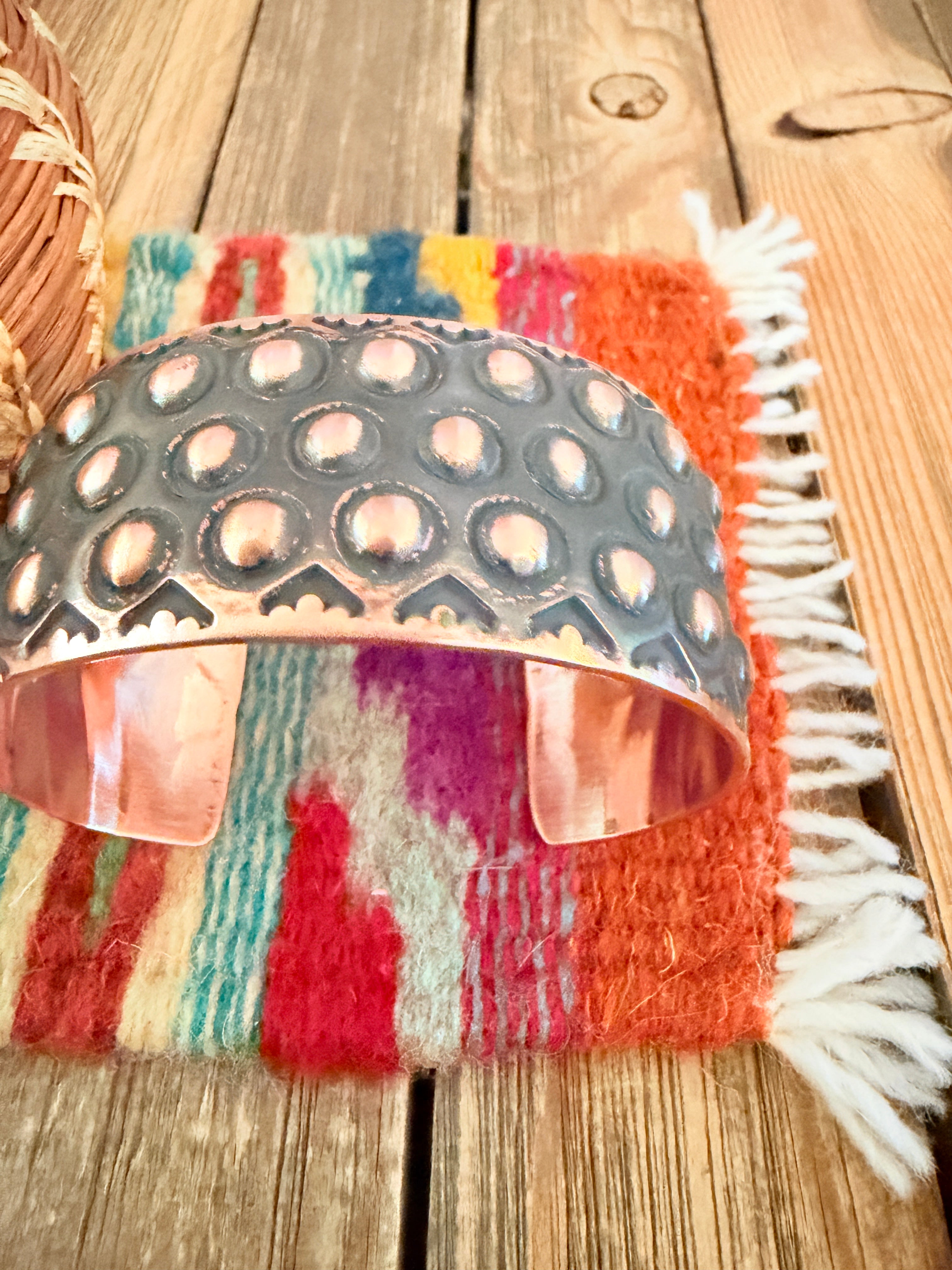 Handcrafted Copper Cuff Bracelet Jake Tahe