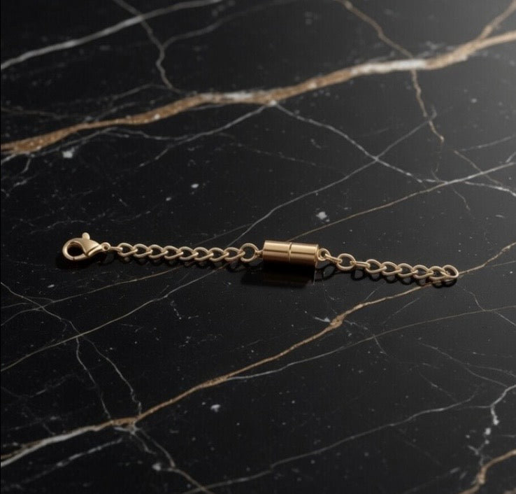 Magnetic Necklace Extender- Gold