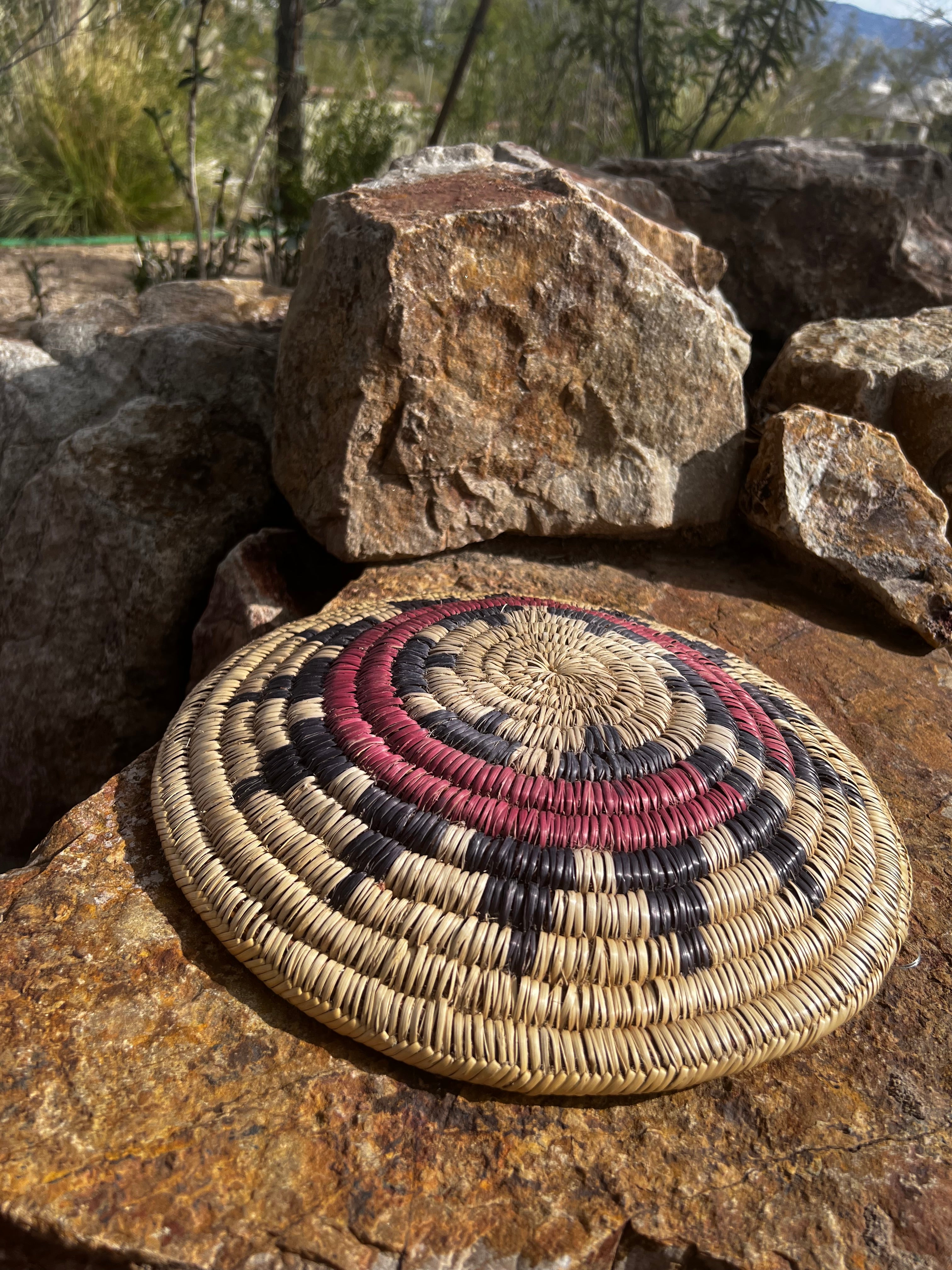 Old Pawn Handcrafted Woven Basket #6