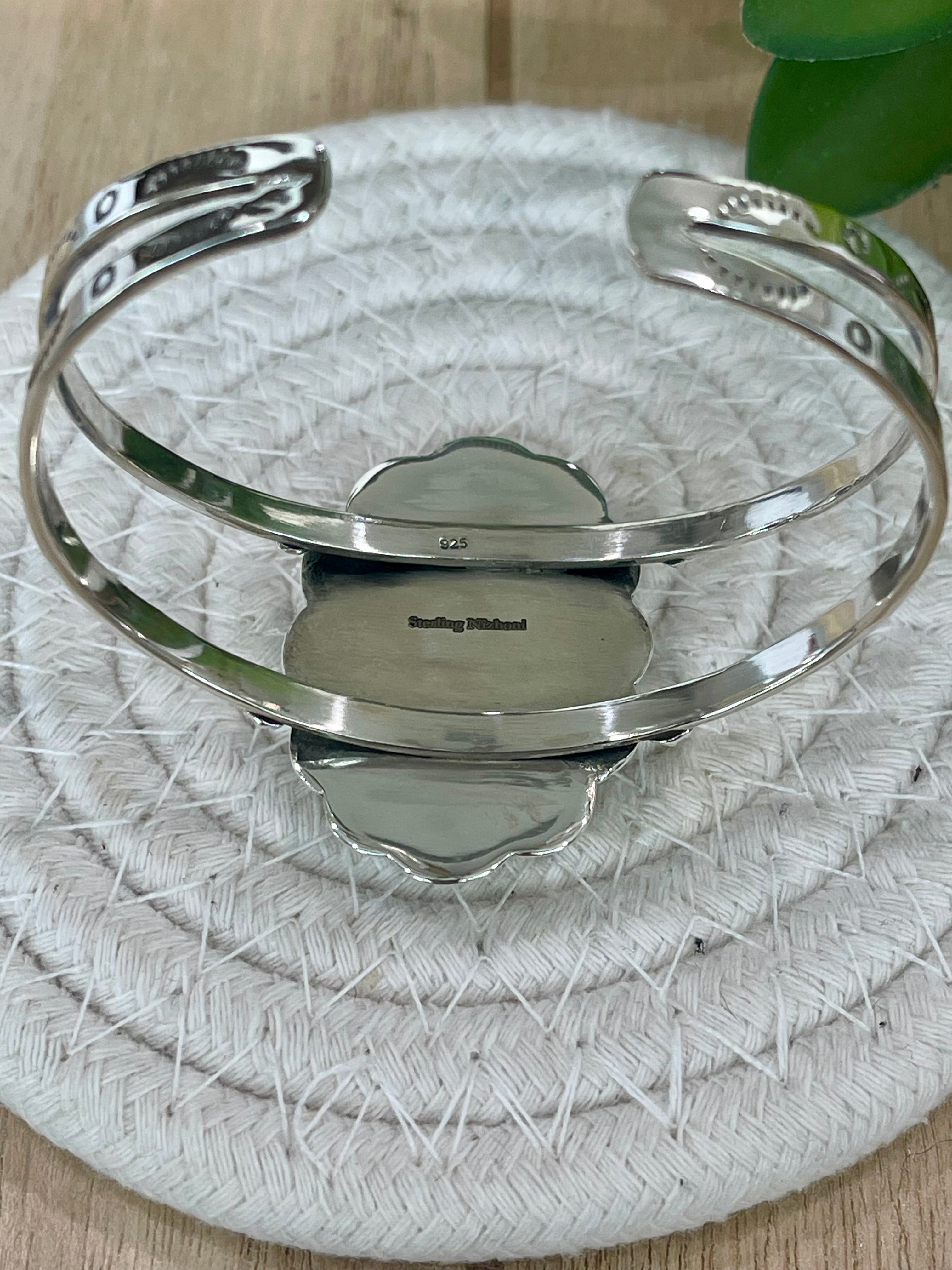 Handmade Purple Dream Mojave & Sterling Silver Cuff Bracelet