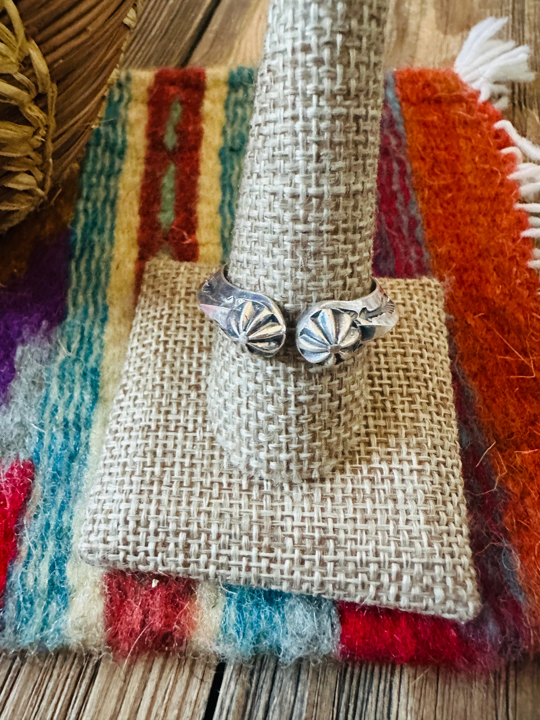 Handcrafted Sterling Silver Band Ring Size 8 by Sunshine Reeves