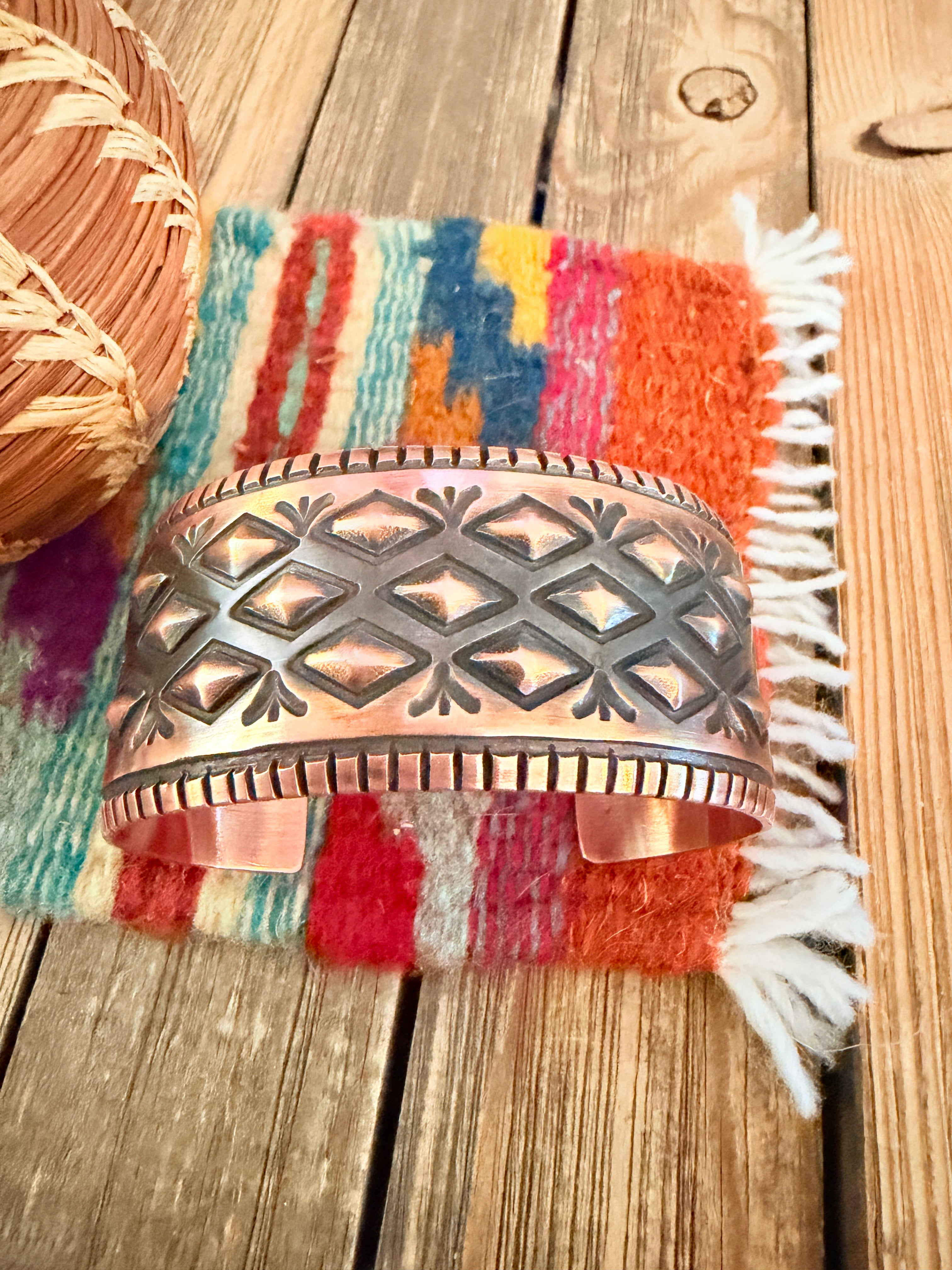 Handcrafted Copper Cuff Bracelet Jake Tahe