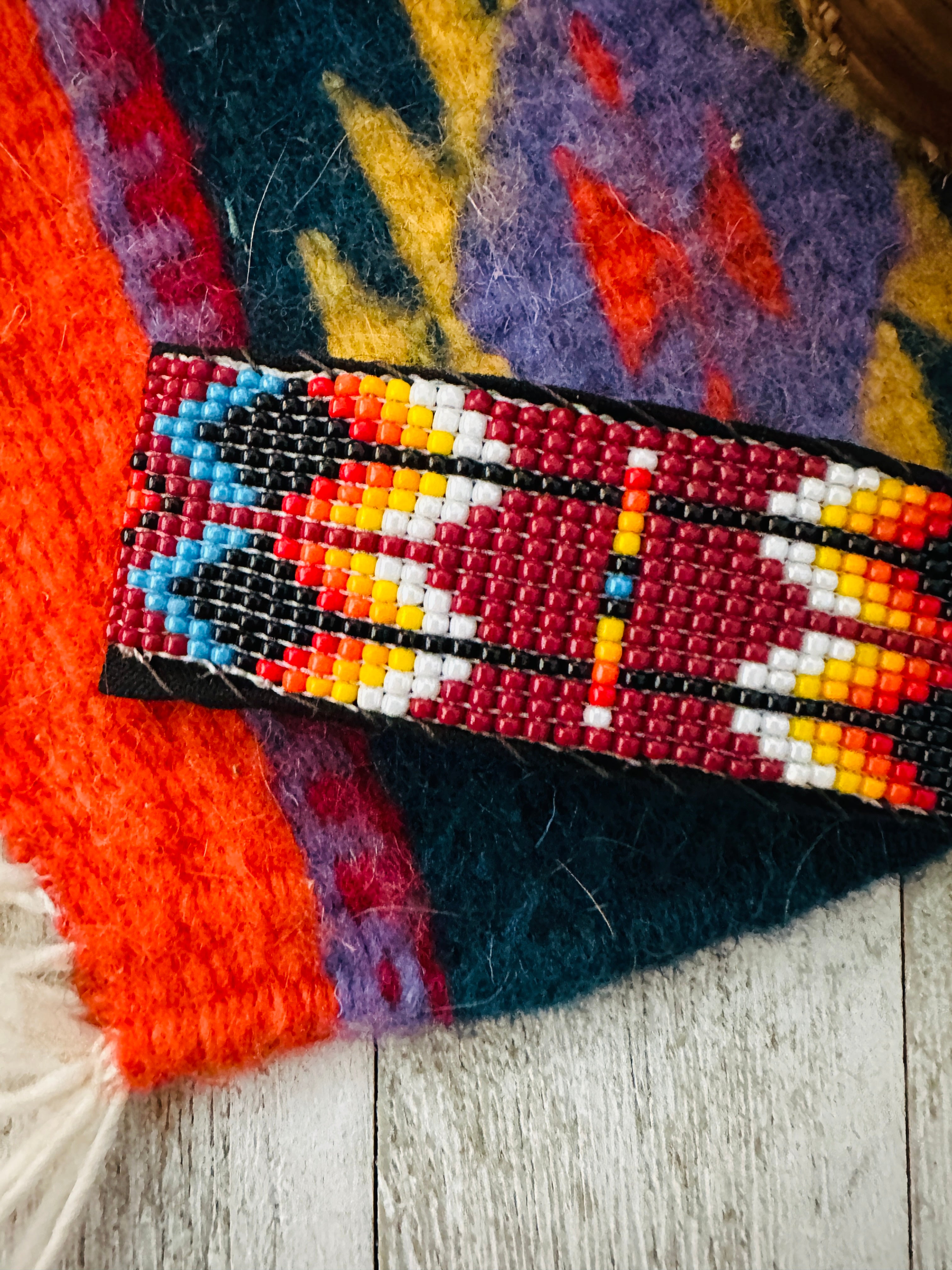 Navajo Handmade Beaded Barrette