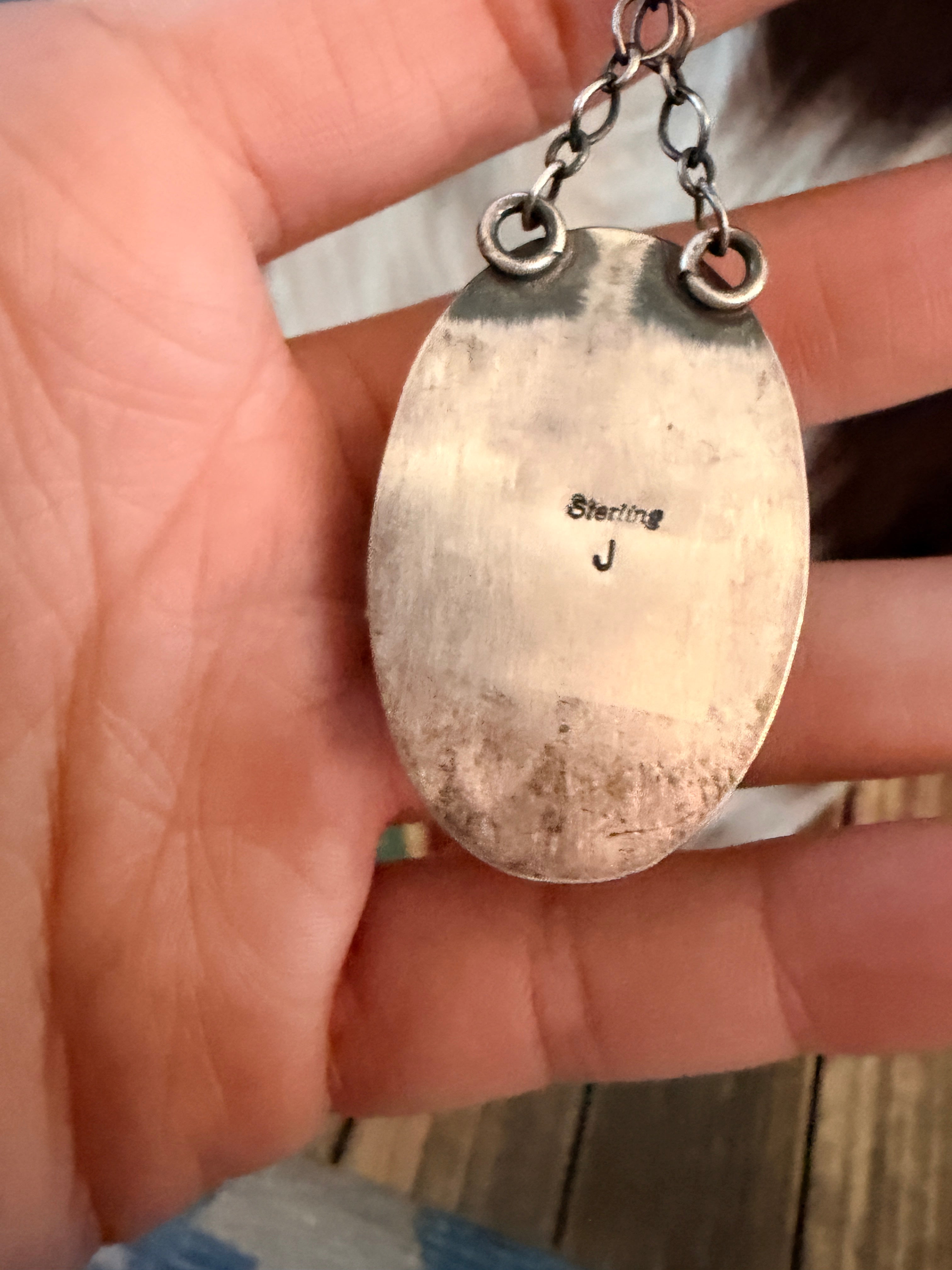 Handcrafted Lapis & Sterling Silver Necklace