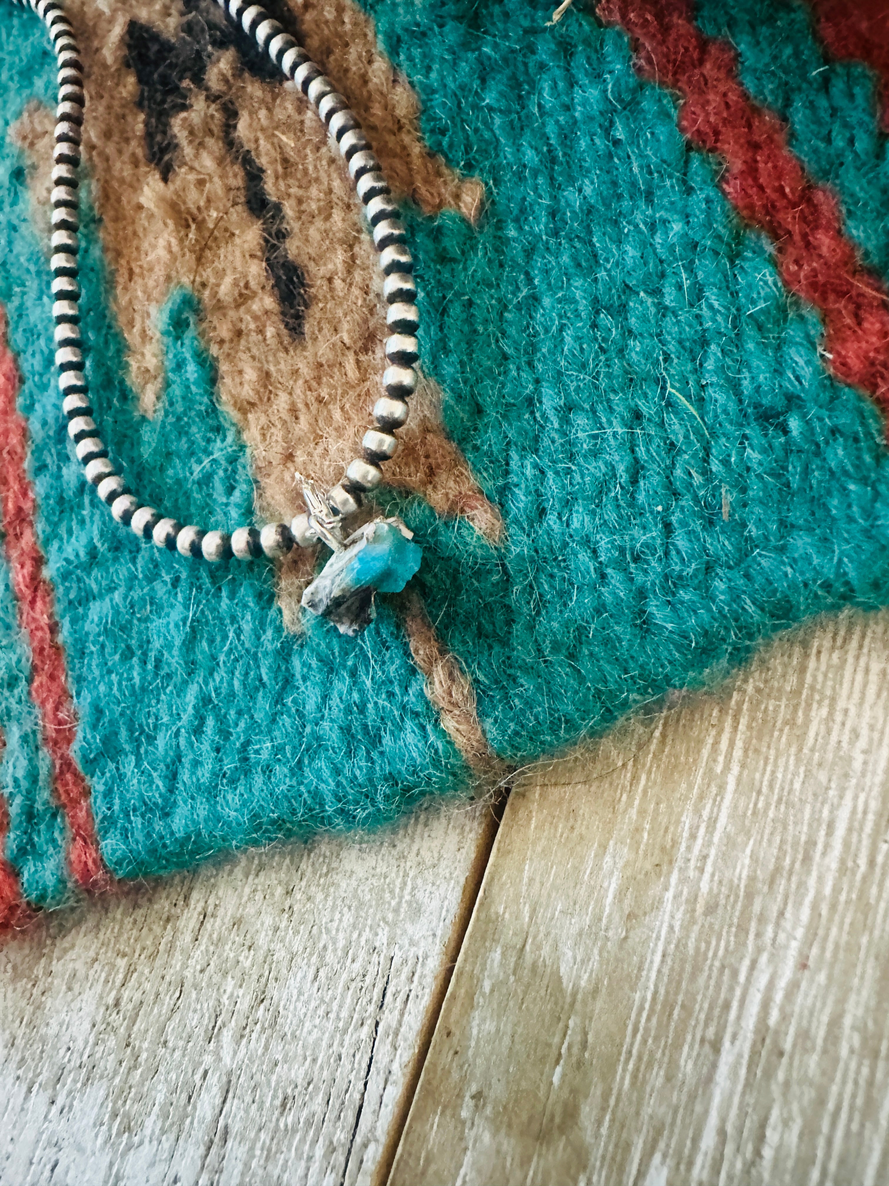 Handcrafted & Hand Carved Blue Mojave Frog Charm