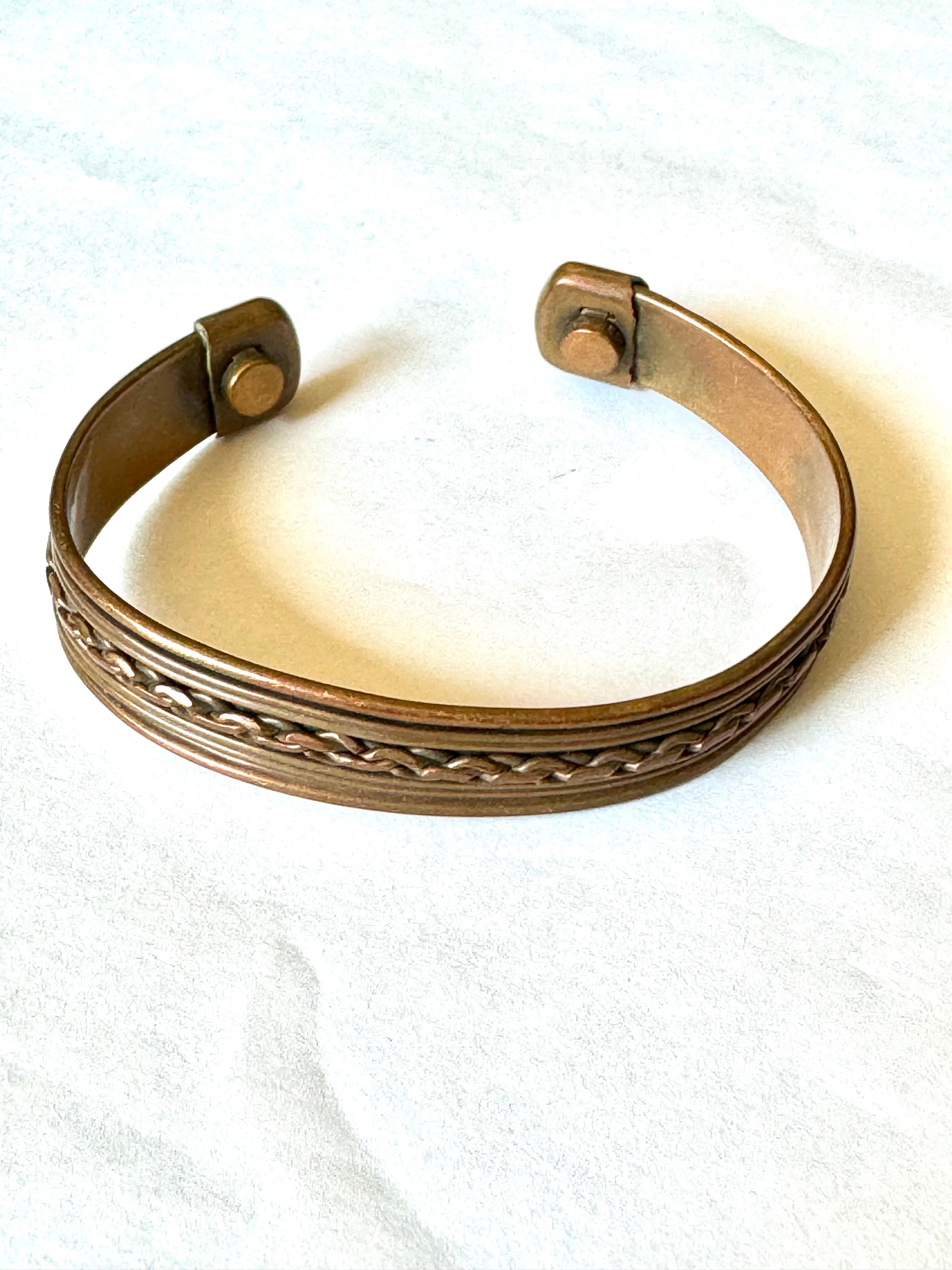 Vintage Handmade Copper Cuff Bracelet