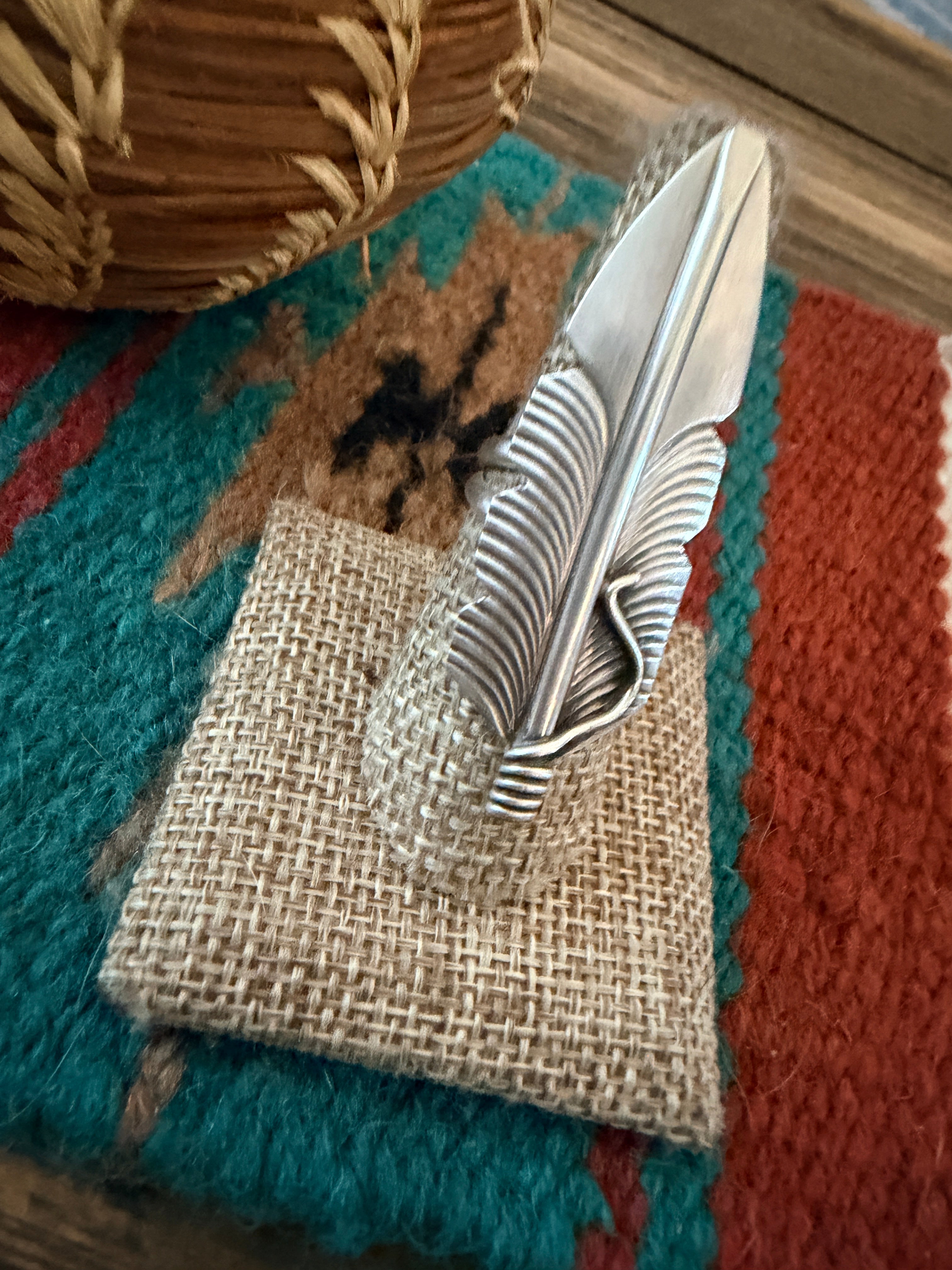 Handcrafted Sterling Silver Feather Ring