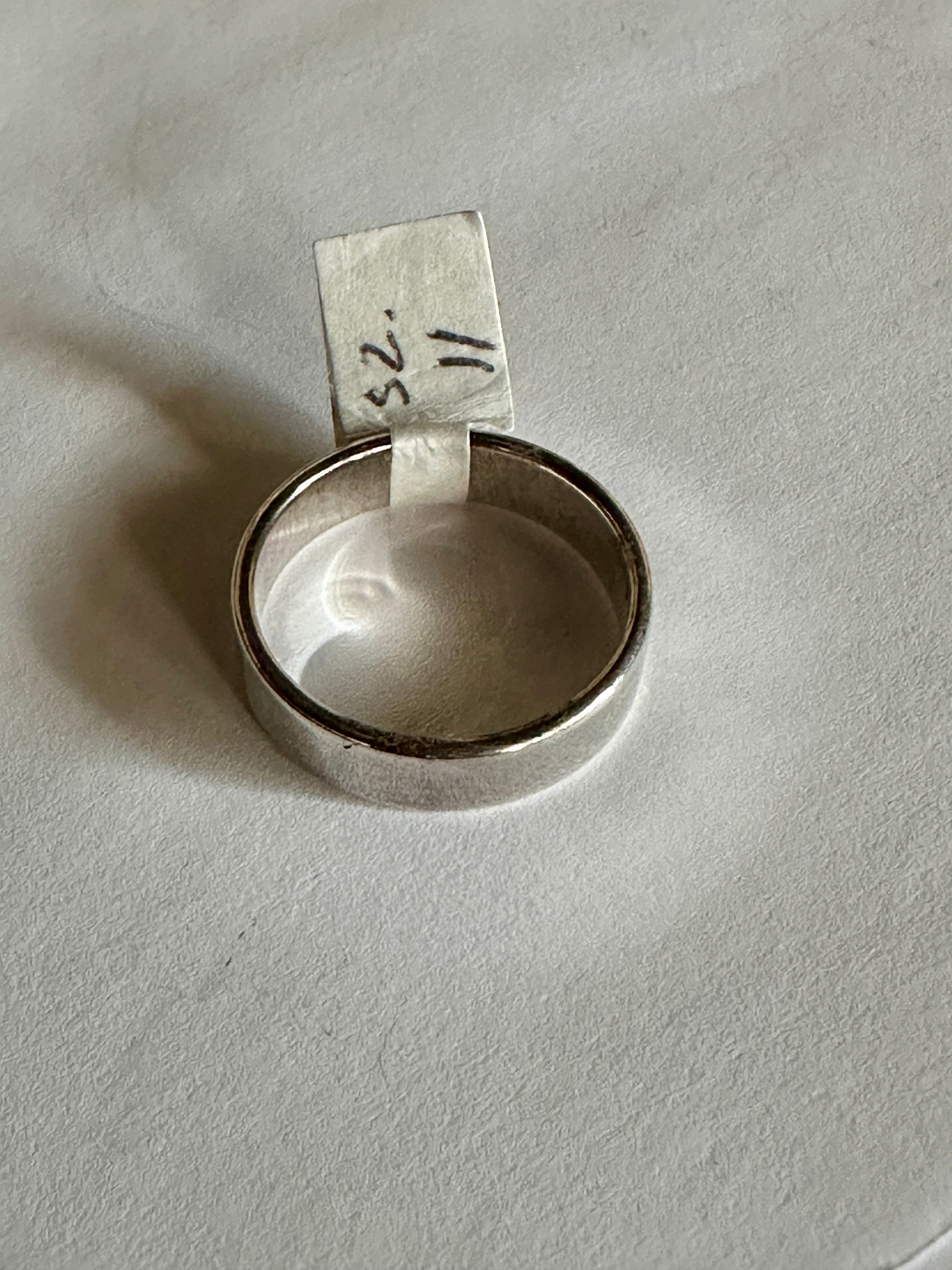 Sterling Silver Band Ring Size 11