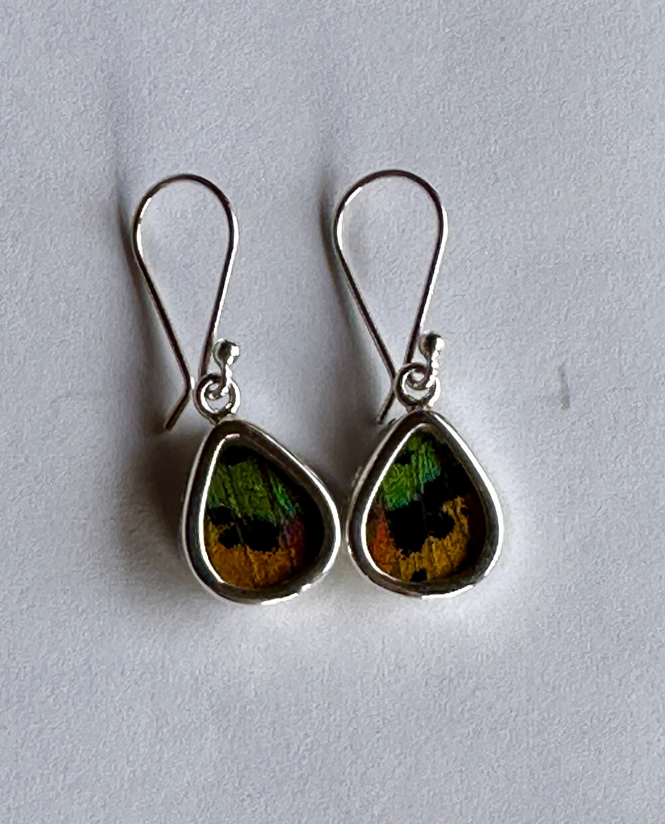 Butterfly Dangle Sterling Silver Earrings