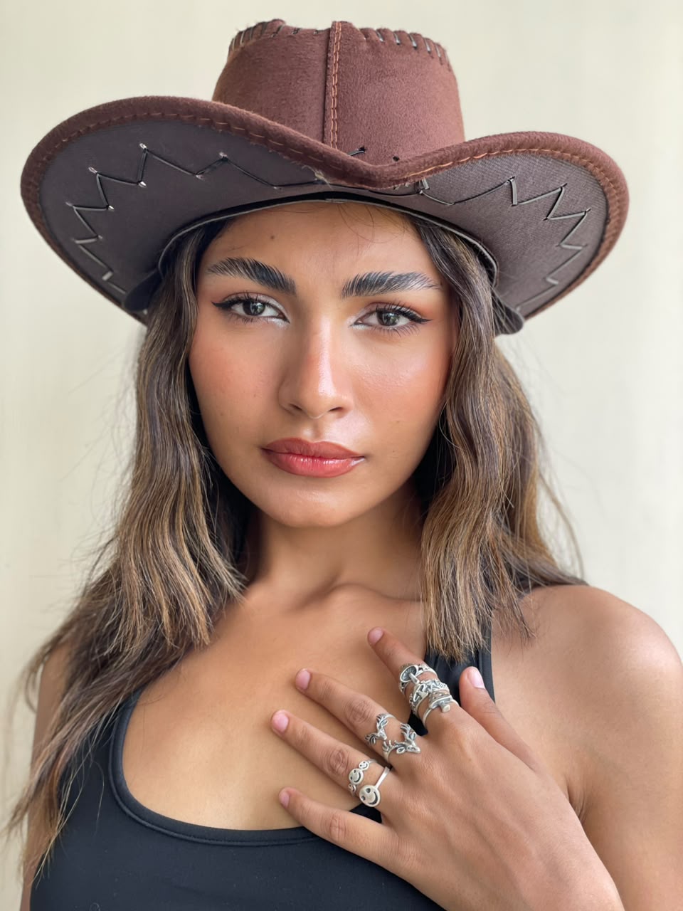 Handmade Sterling Silver Mystic Grove Stack Collection: Adjustable Ring