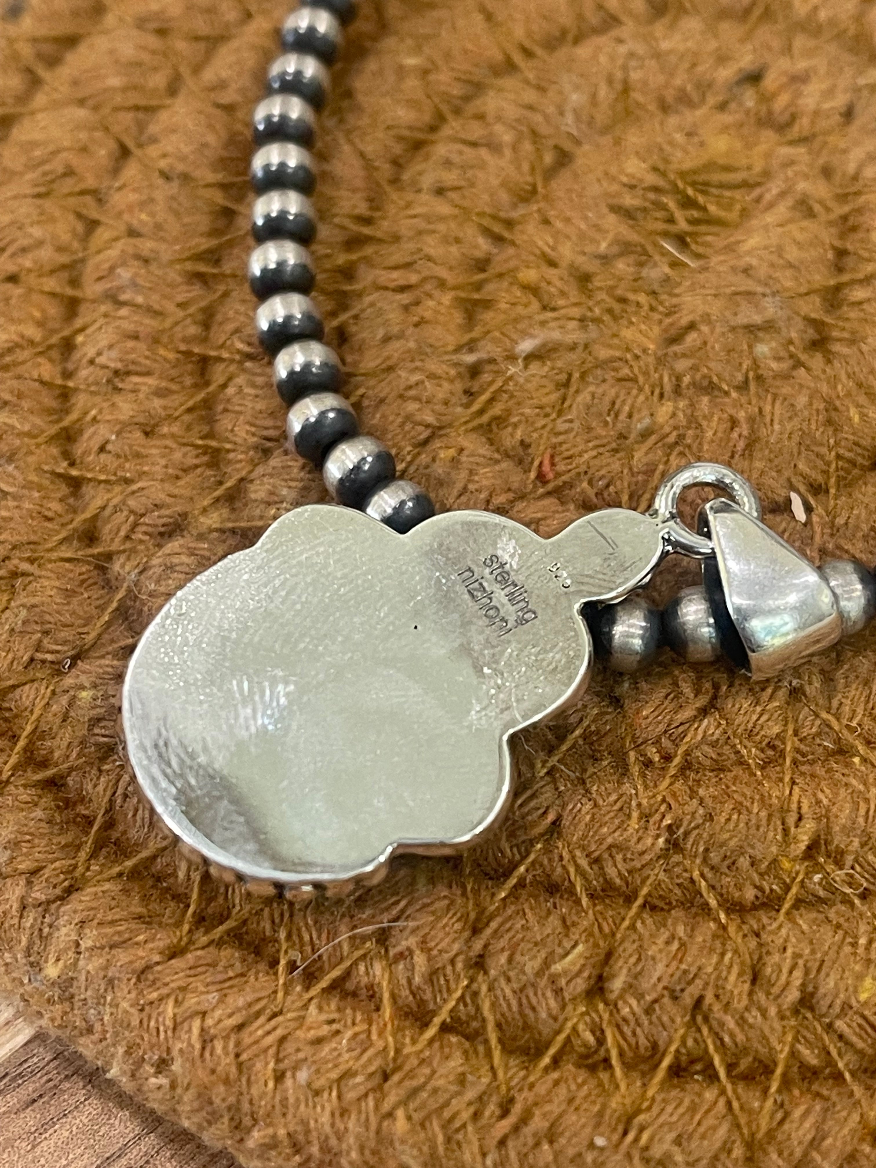 Handcrafted Sterling Silver & Variscite Pendant