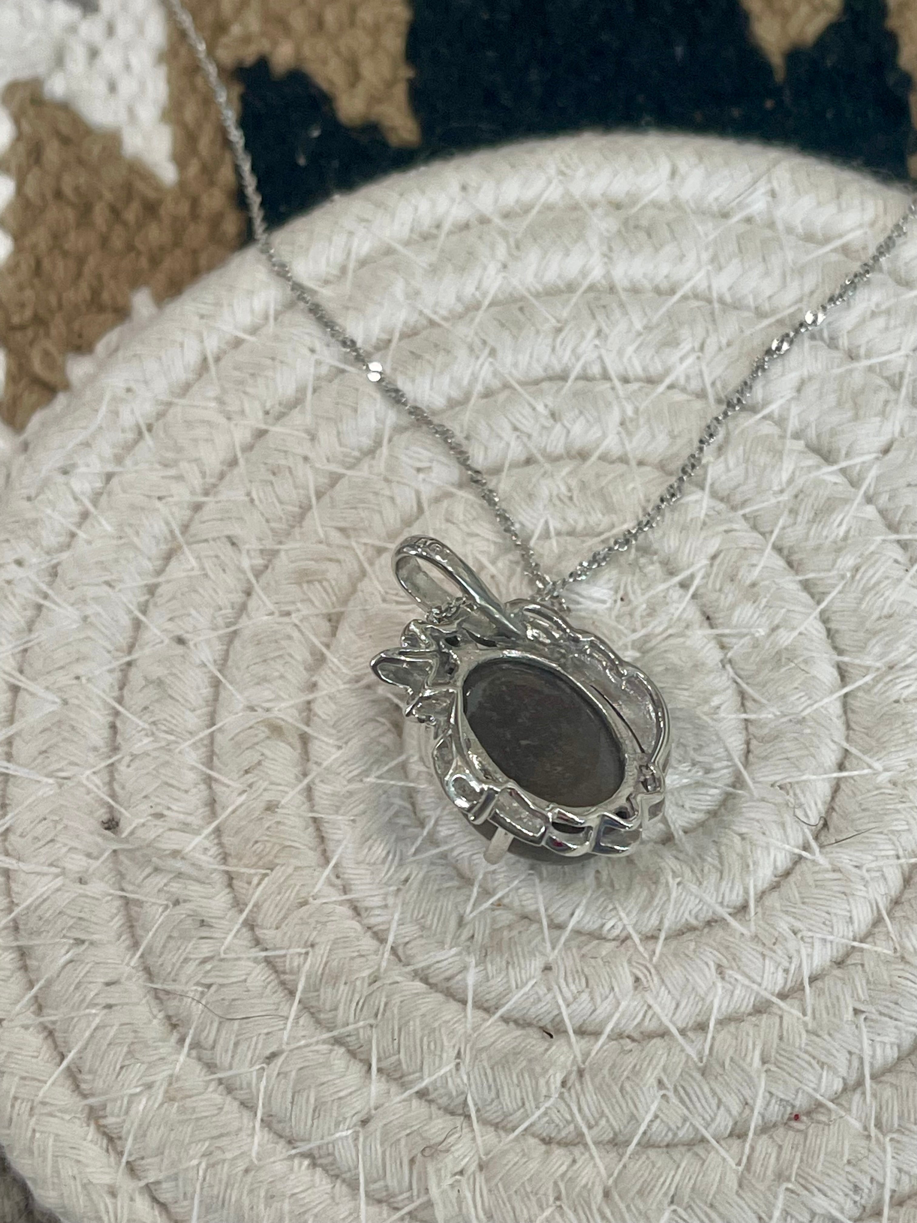 The Bijoux Vault Vintage Silver Chain  Necklace