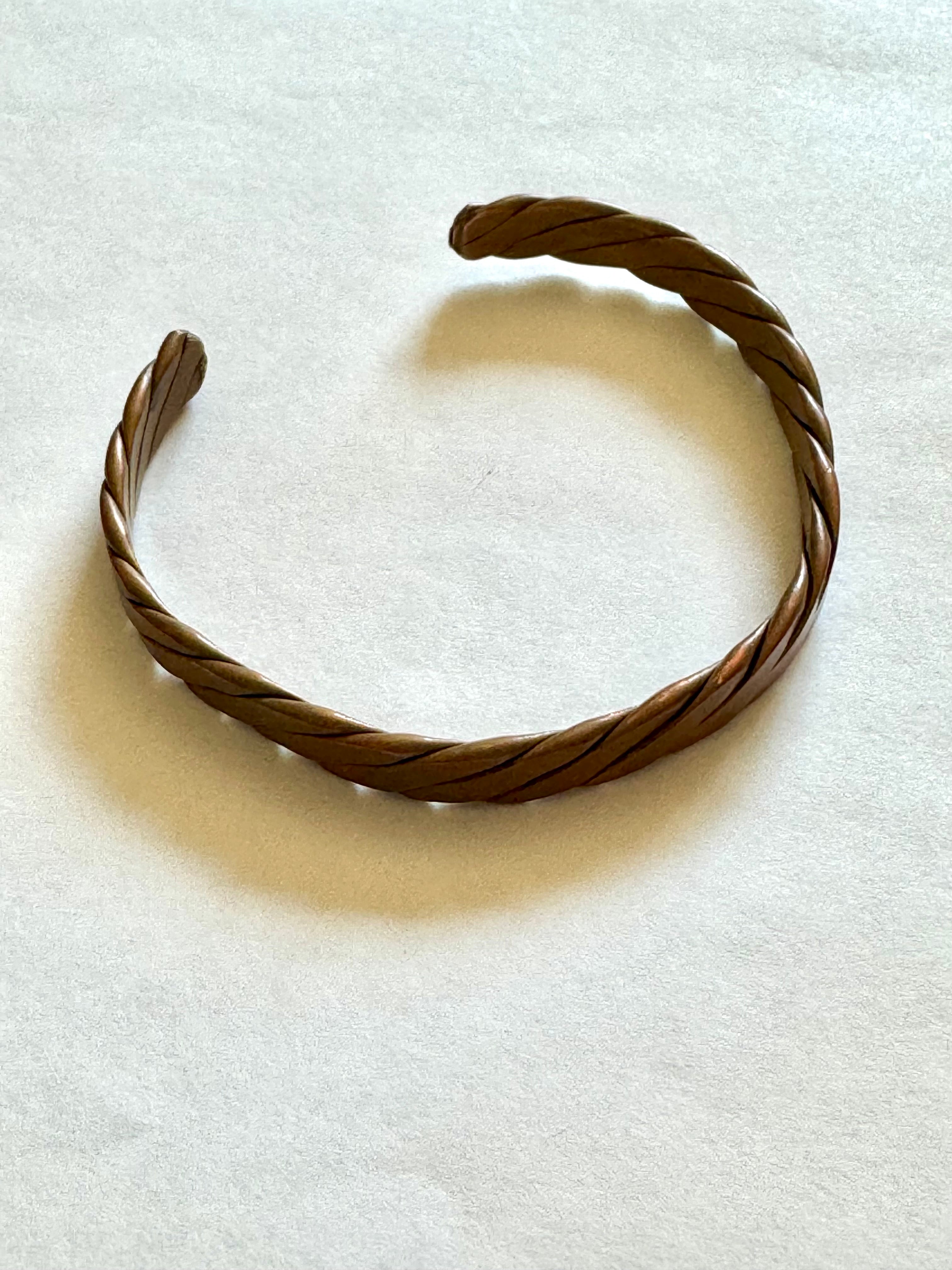 Vintage Handmade Copper Cuff Bracelet