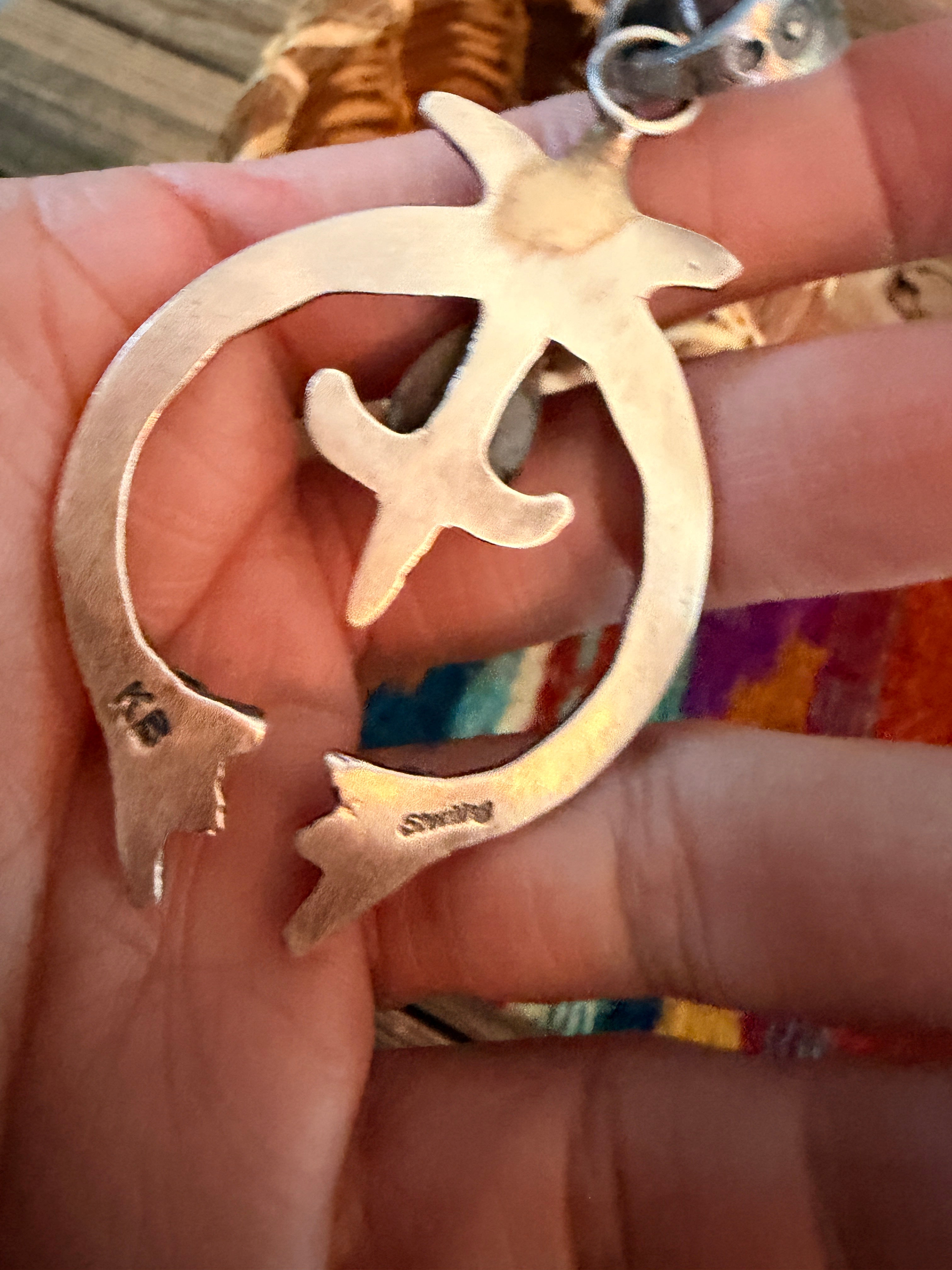Handcrafted Sterling Silver & Queen Pink Naja Pendant by Kevin Billah