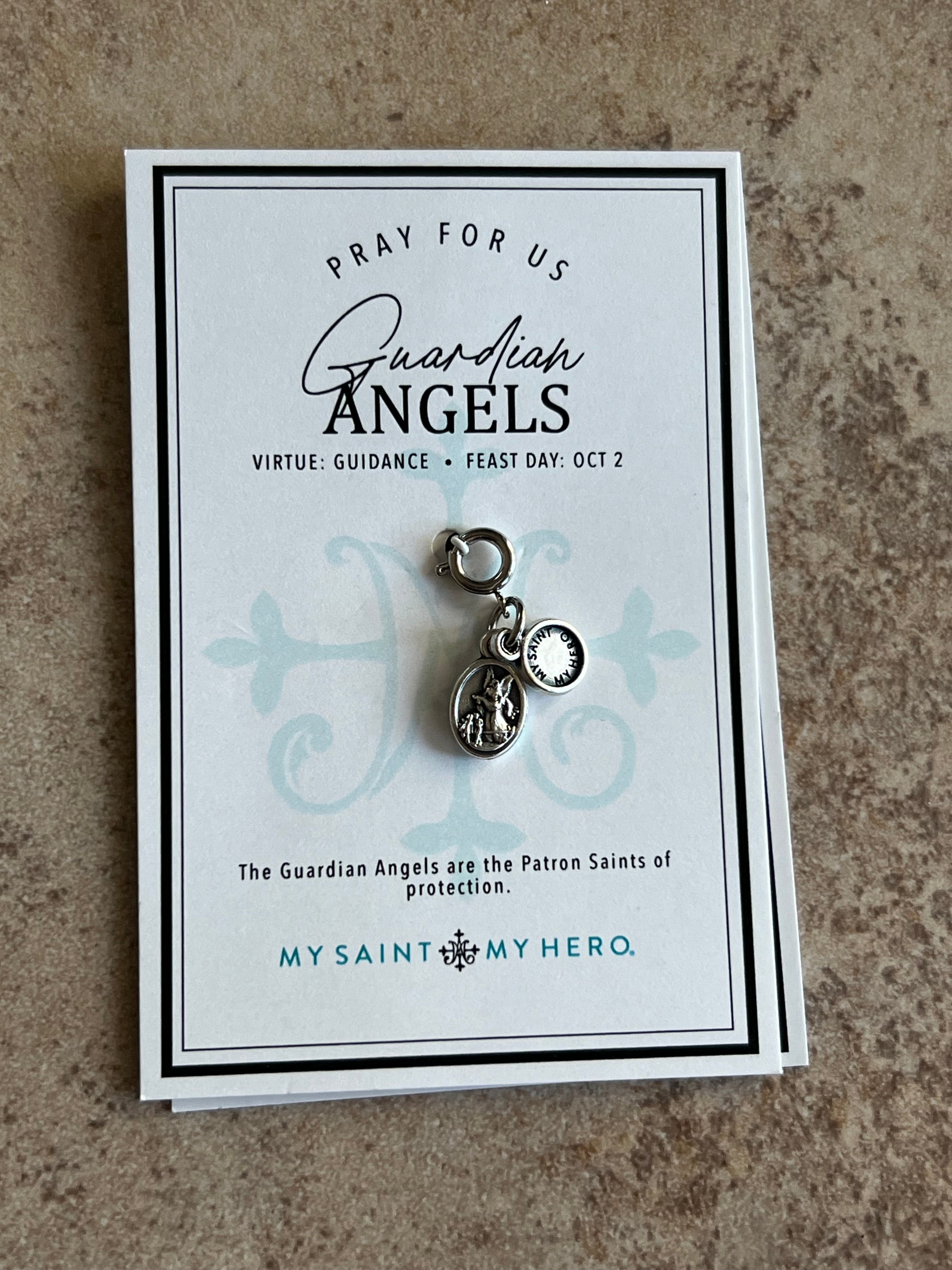 Guardian Angels Medal Charm