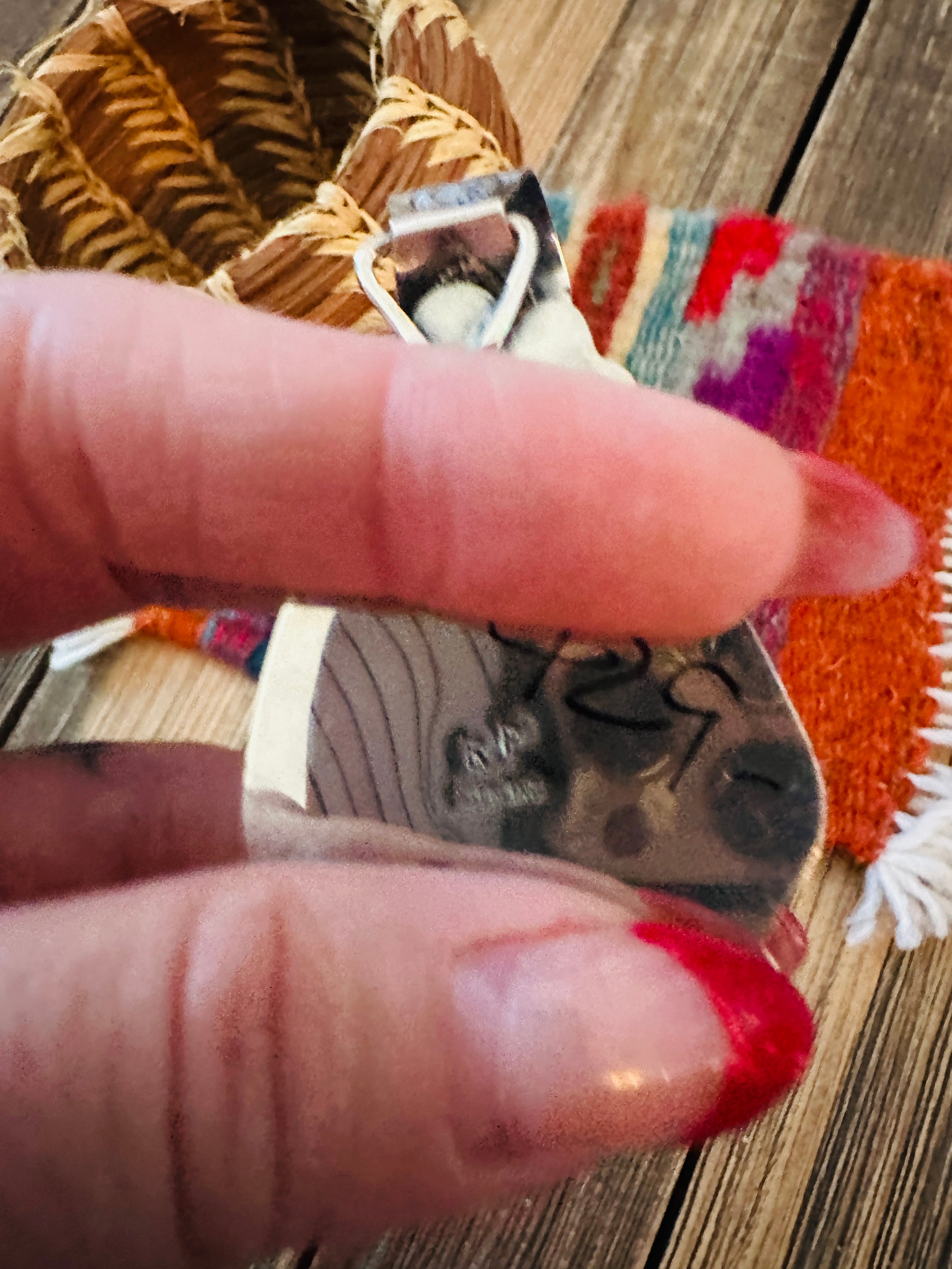 Handcrafted Sterling Silver & Royston Turquoise Pendant by Rosella Paxson