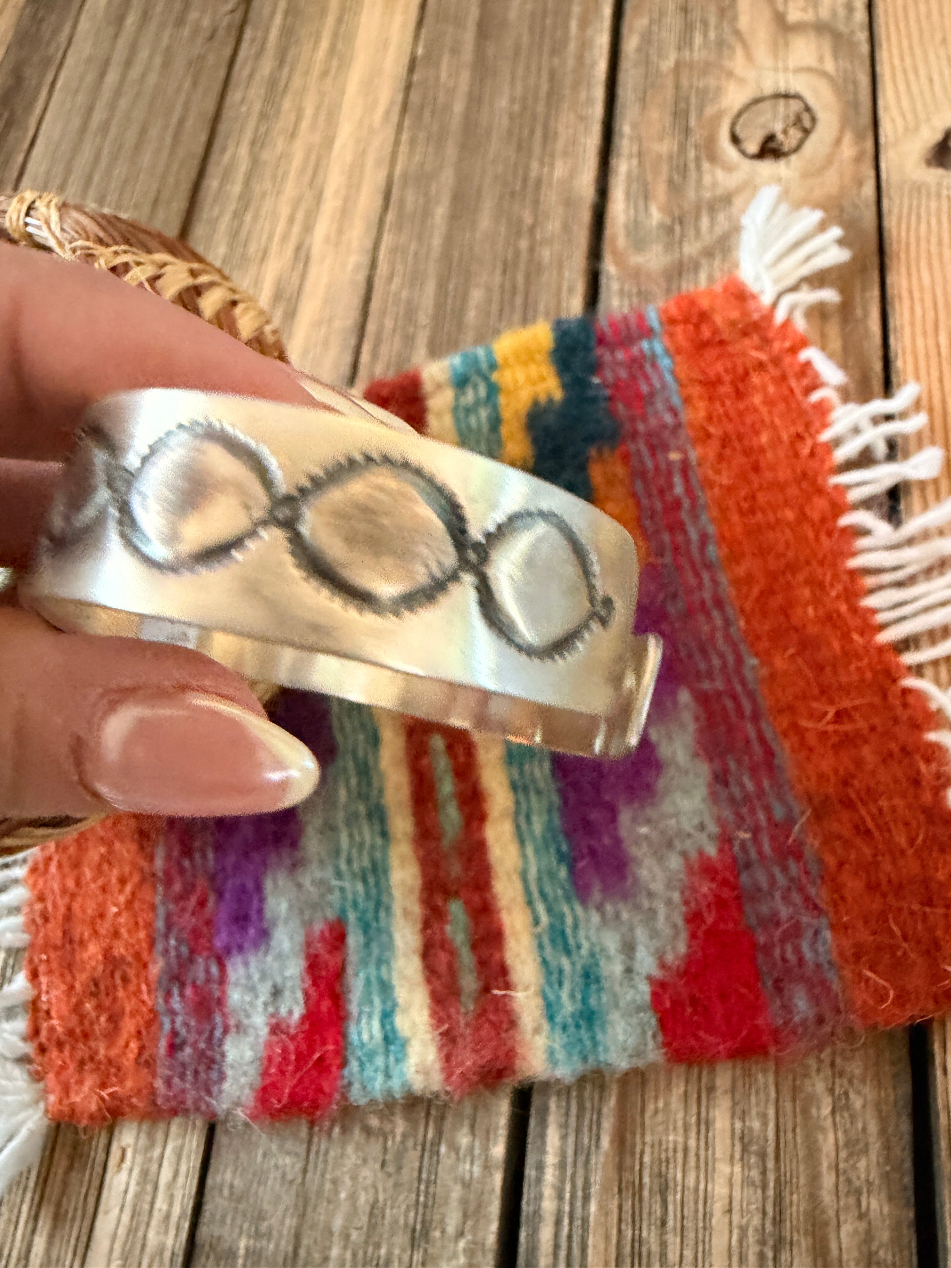 Handcrafted Sterling Silver & Turquoise Cuff Bracelet