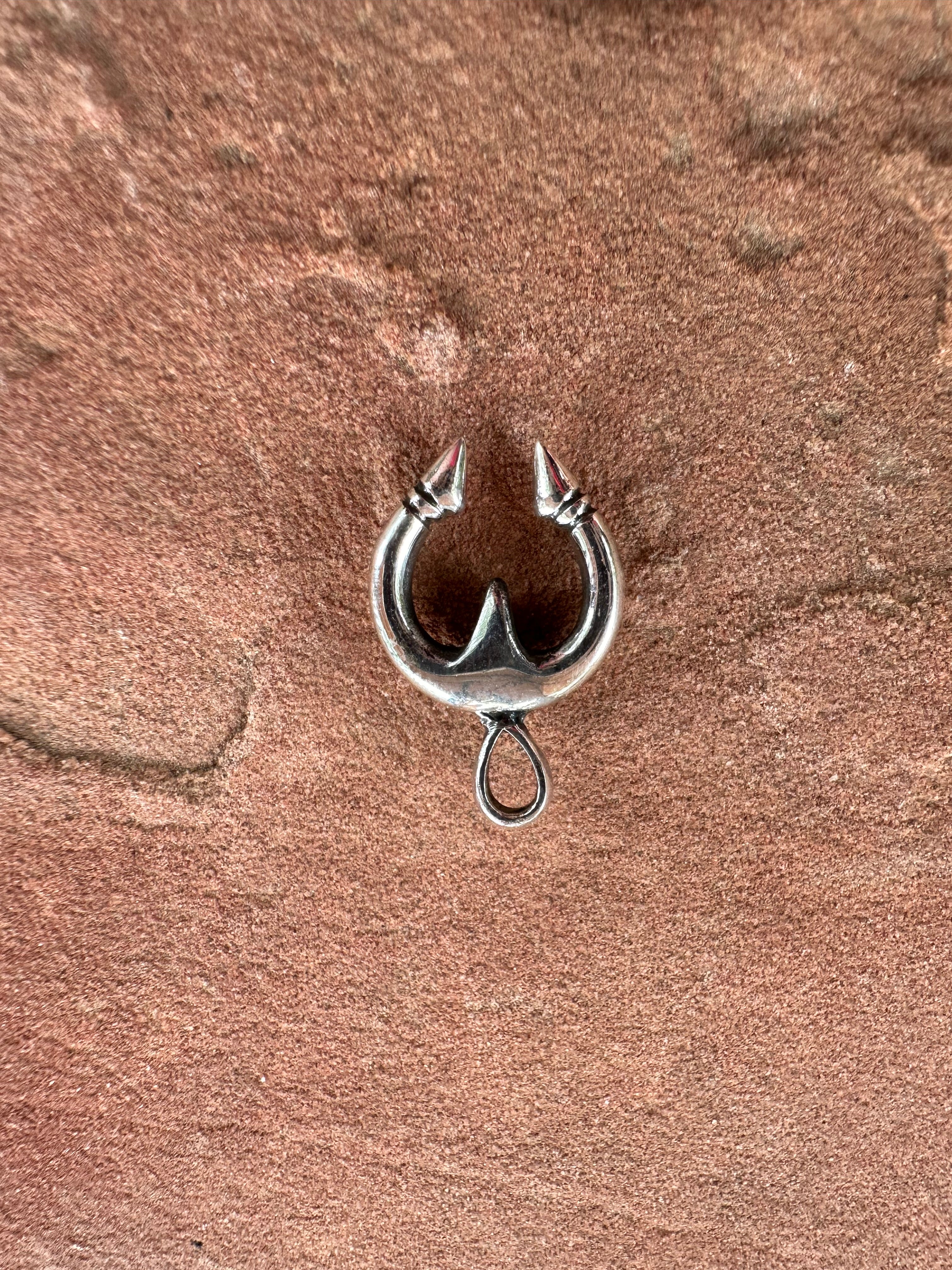 Beautiful Handmade Sterling Silver Mini Naja Pendant