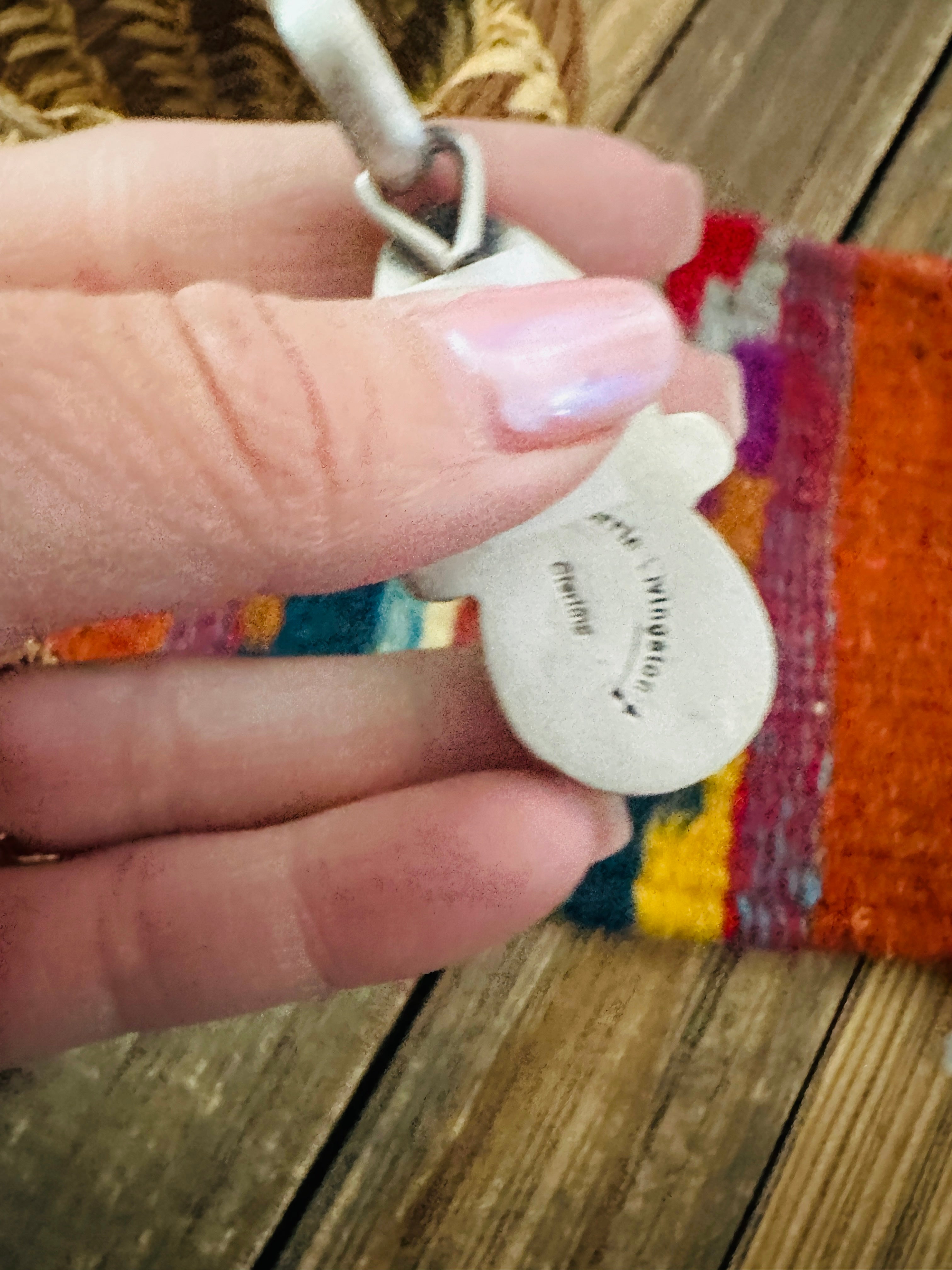 Handcrafted Sterling Silver & Golden Hills Turquoise Pendant by Darrin Livingston