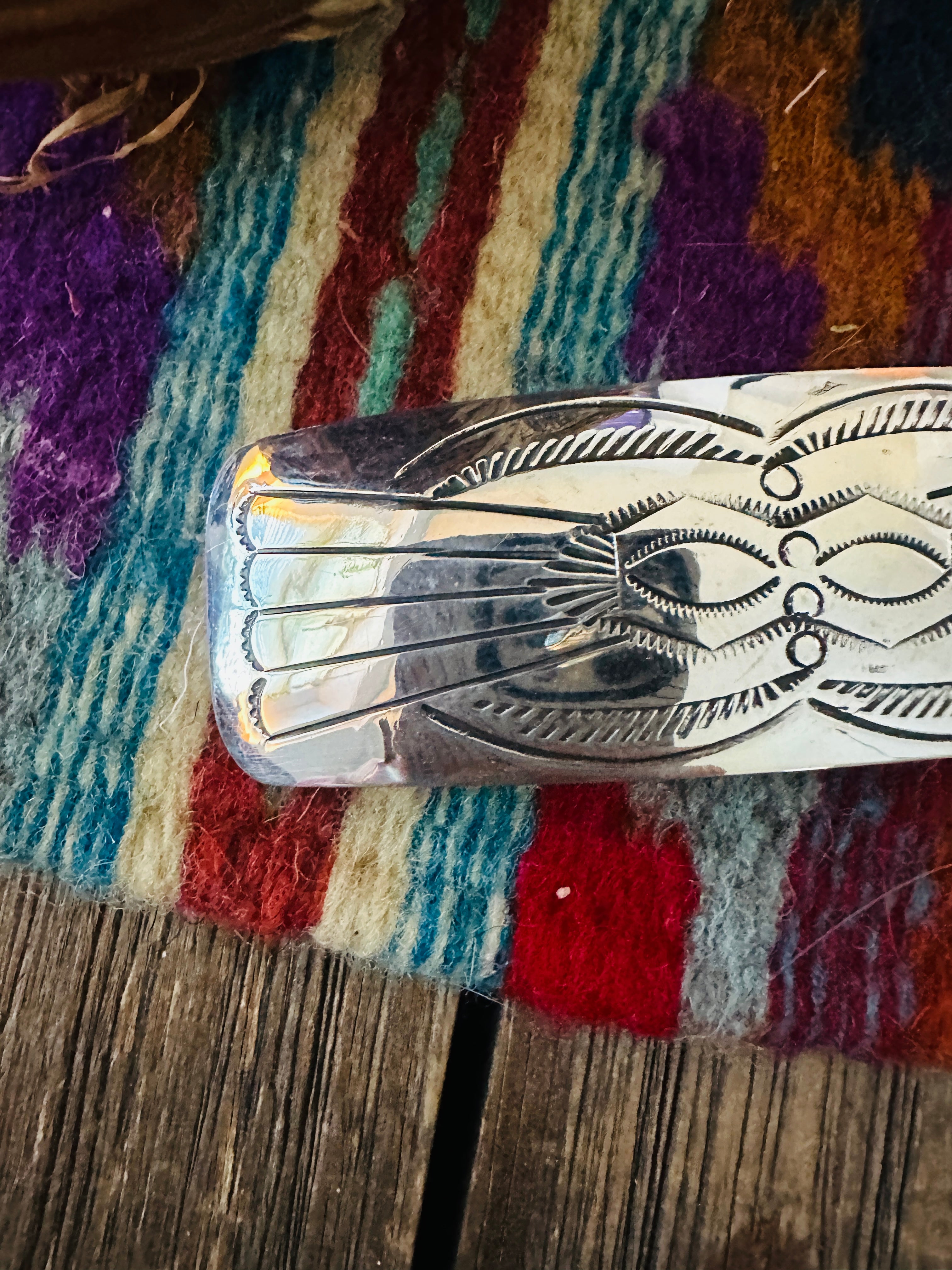 Handcrafted Sterling Silver Hair Barrette