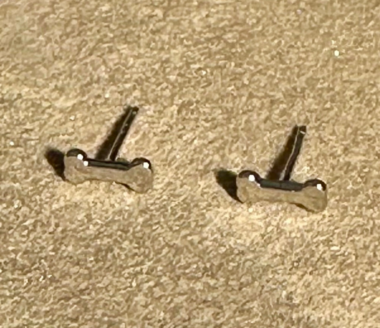 Sterling Silver Give a Dog a Bone Stud Earrings