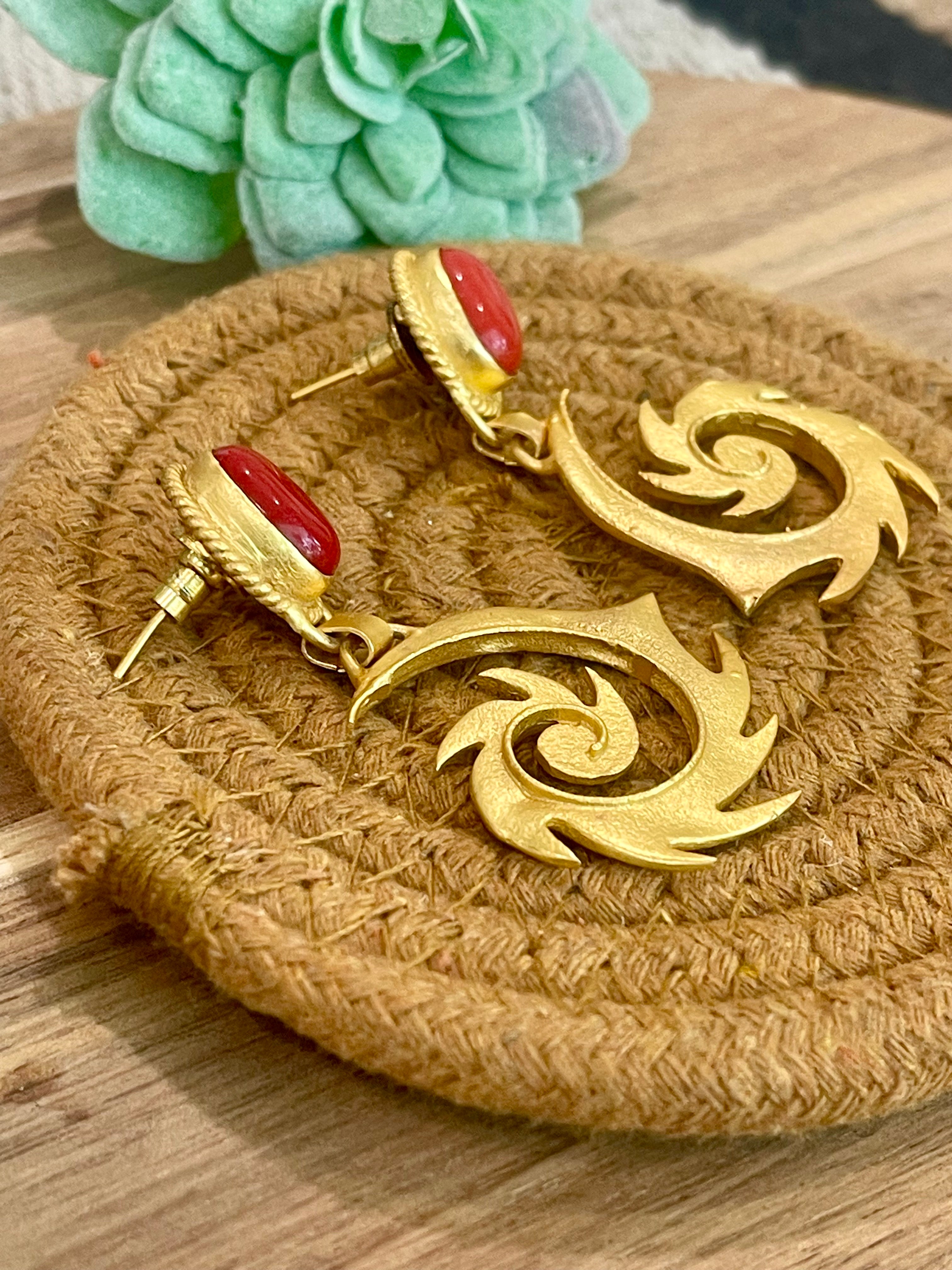 The Bijoux Vault Vintage Gold Plated Earrings