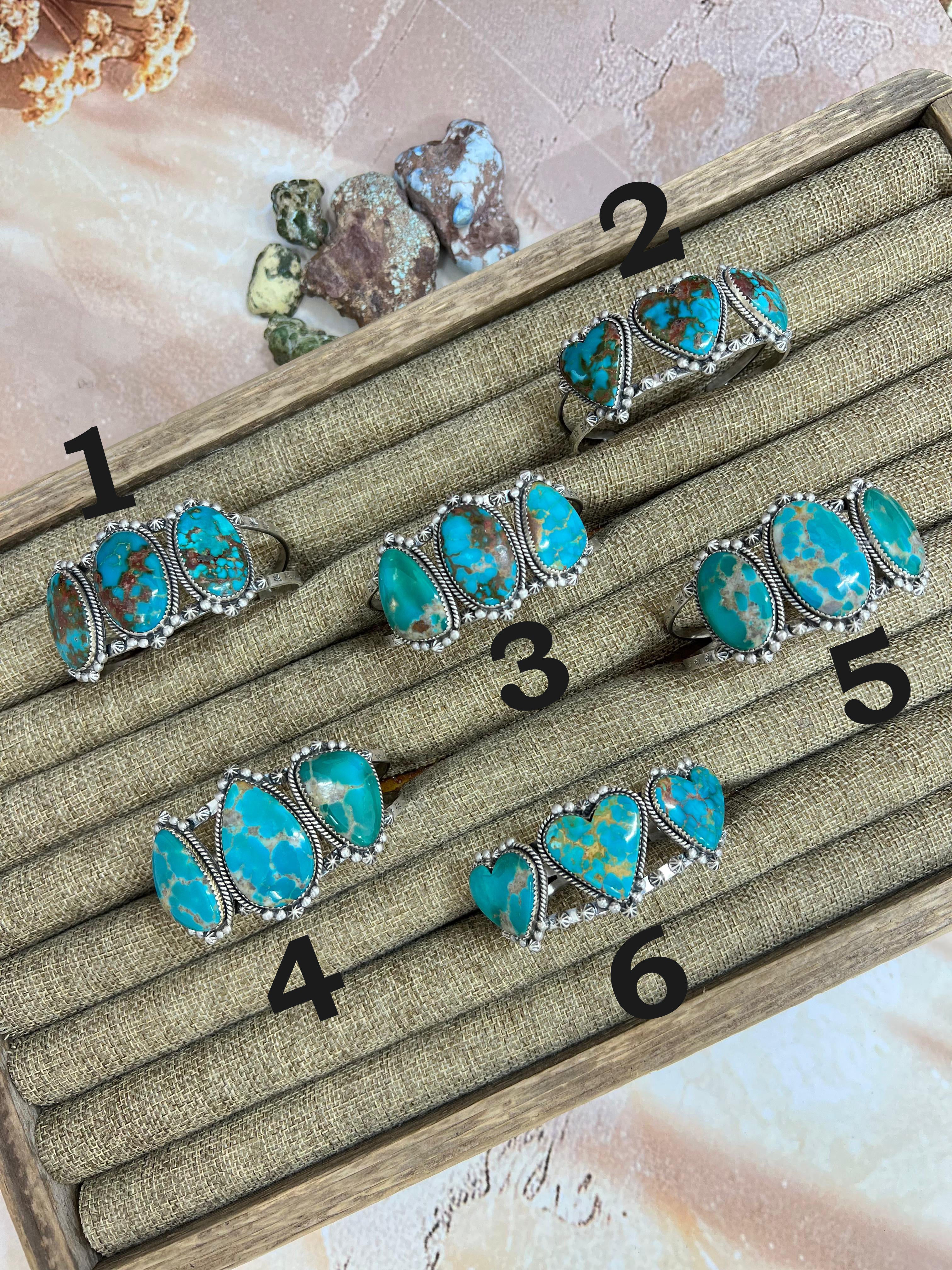 Handmade Sterling Silver Hardy Pit Cuff Bracelet with Signed Nizhoni