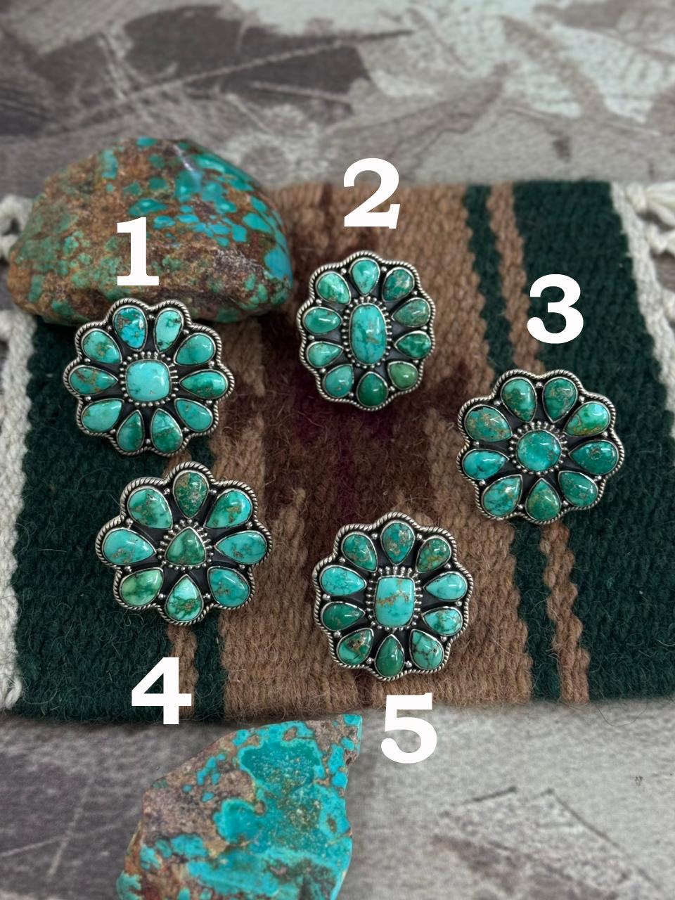 Handmade Sterling Silver Emerald Valley Adjustable Ring "Singed Nizhoni"