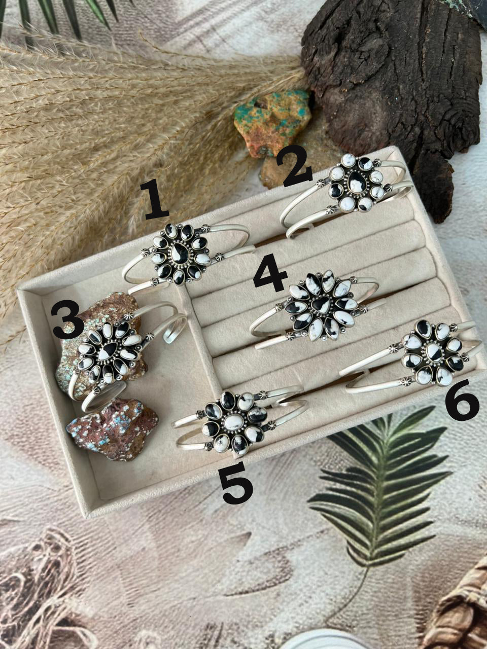 Handmade Sterling Silver White Buffalo Bracelet "Signed Nizhoni"