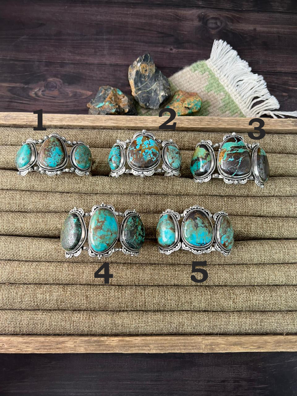 Handmade Sterling Silver Royston Turquoise Cuff Bracelet "Signed Nizhoni"