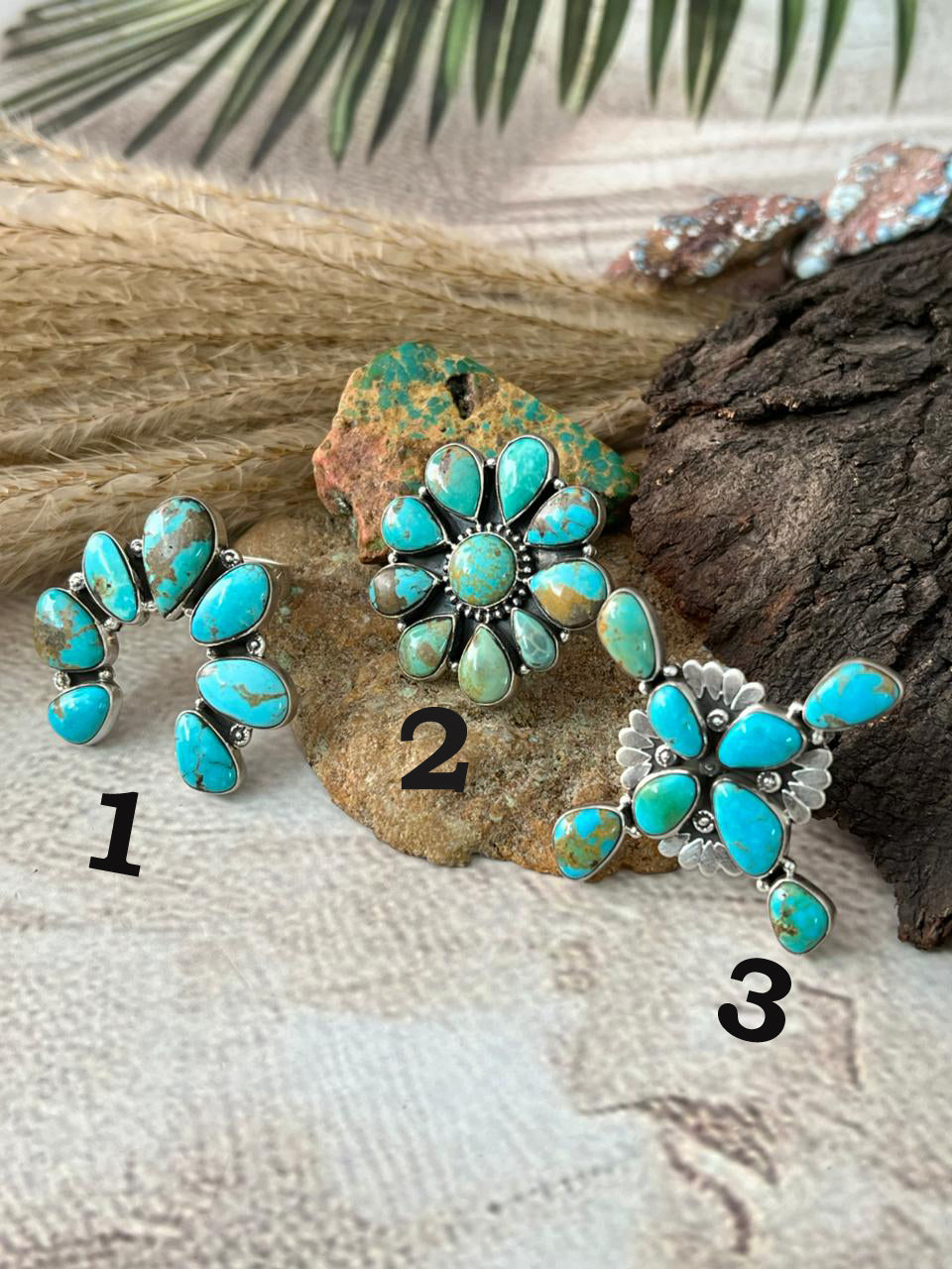 Handmade Sterling Silver Santa Maria Turquoise Adjustable Ring "Signed Nizhoni"