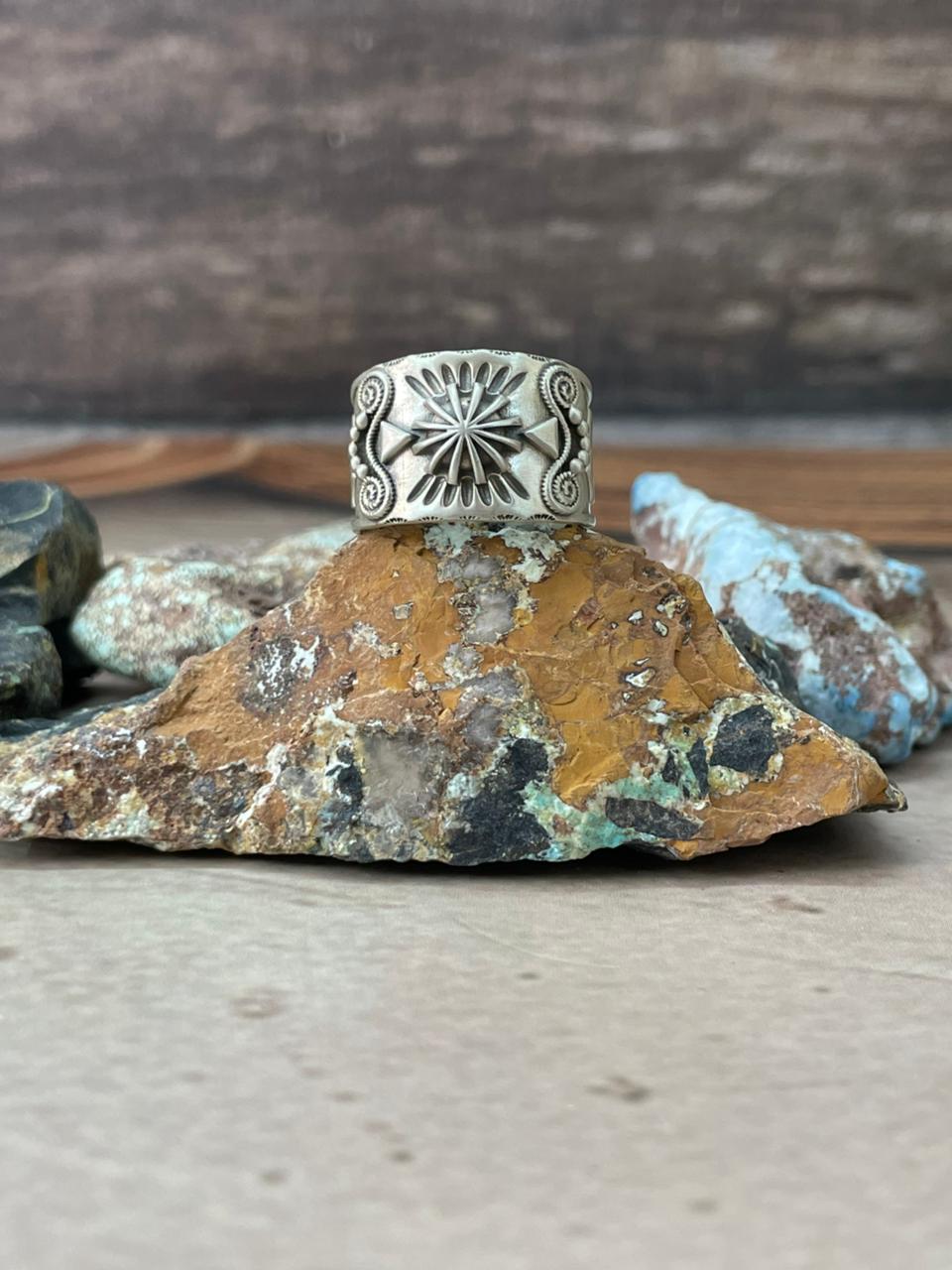 Handmade Sterling Silver Adjustable Ring "Signed Nizhoni"