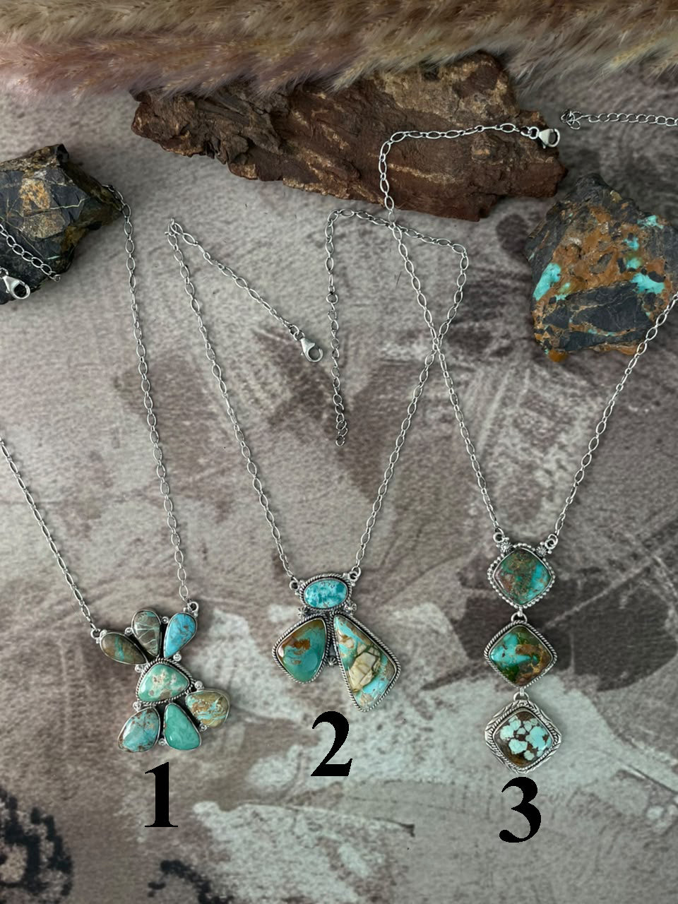 Handmade Sterling Silver Royston Turquoise Necklace Signed Nizhoni