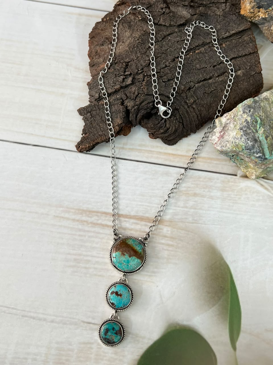 Handmade Sterling Silver Crimson Cowgirl Turquoise Collection: Necklace Signed Nizhoni