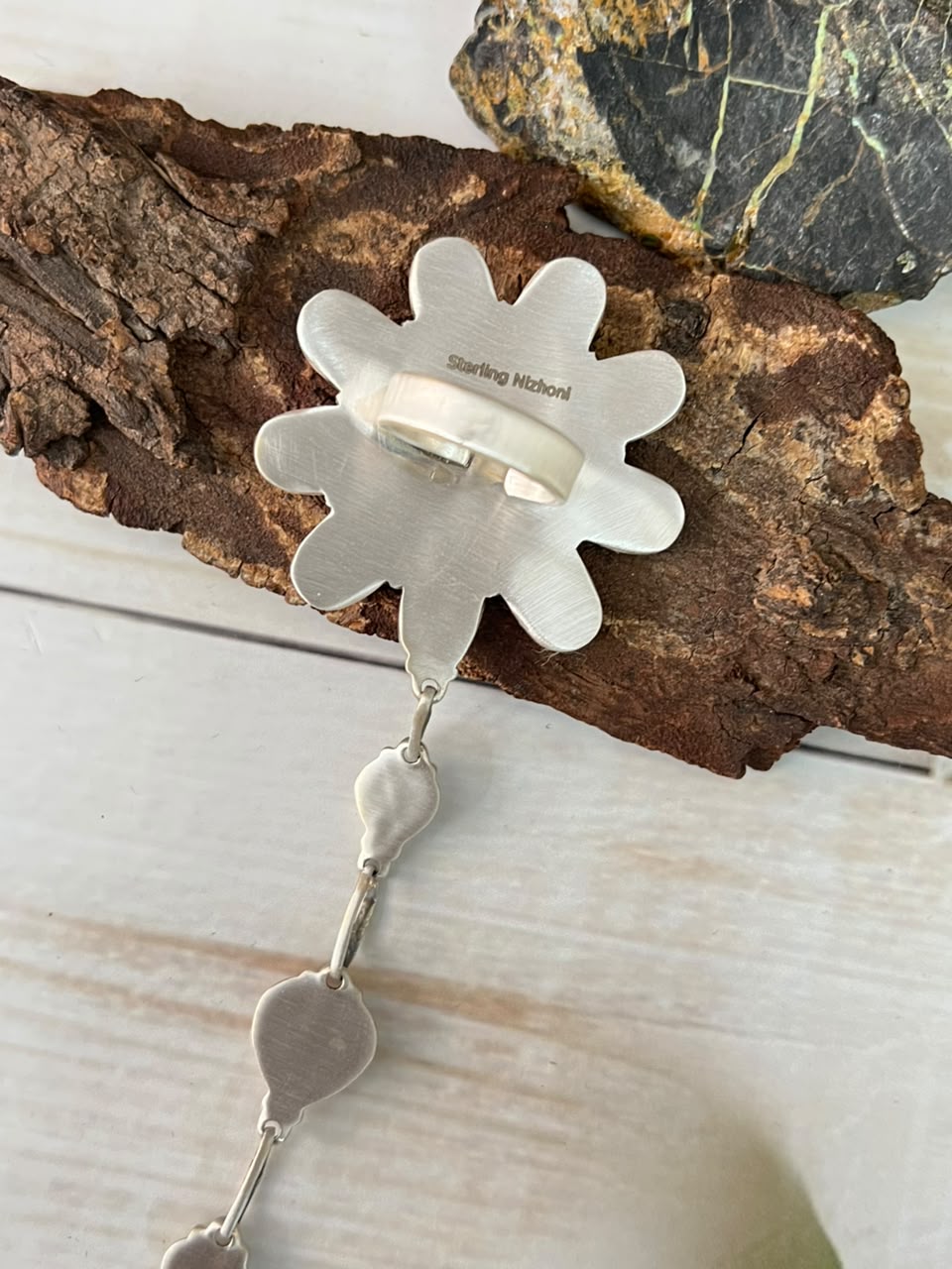 Handmade Sterling Silver Cotton Candy Heart Collection: Hand Harness Signed Nizhoni