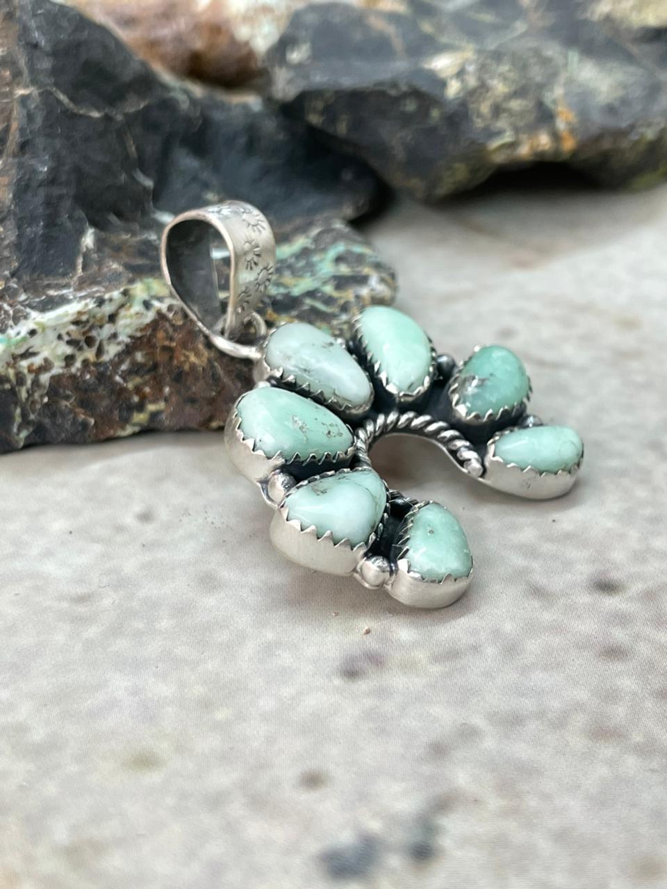 Handmade Sterling Silver Paloma Pendant "Signed Nizhoni"