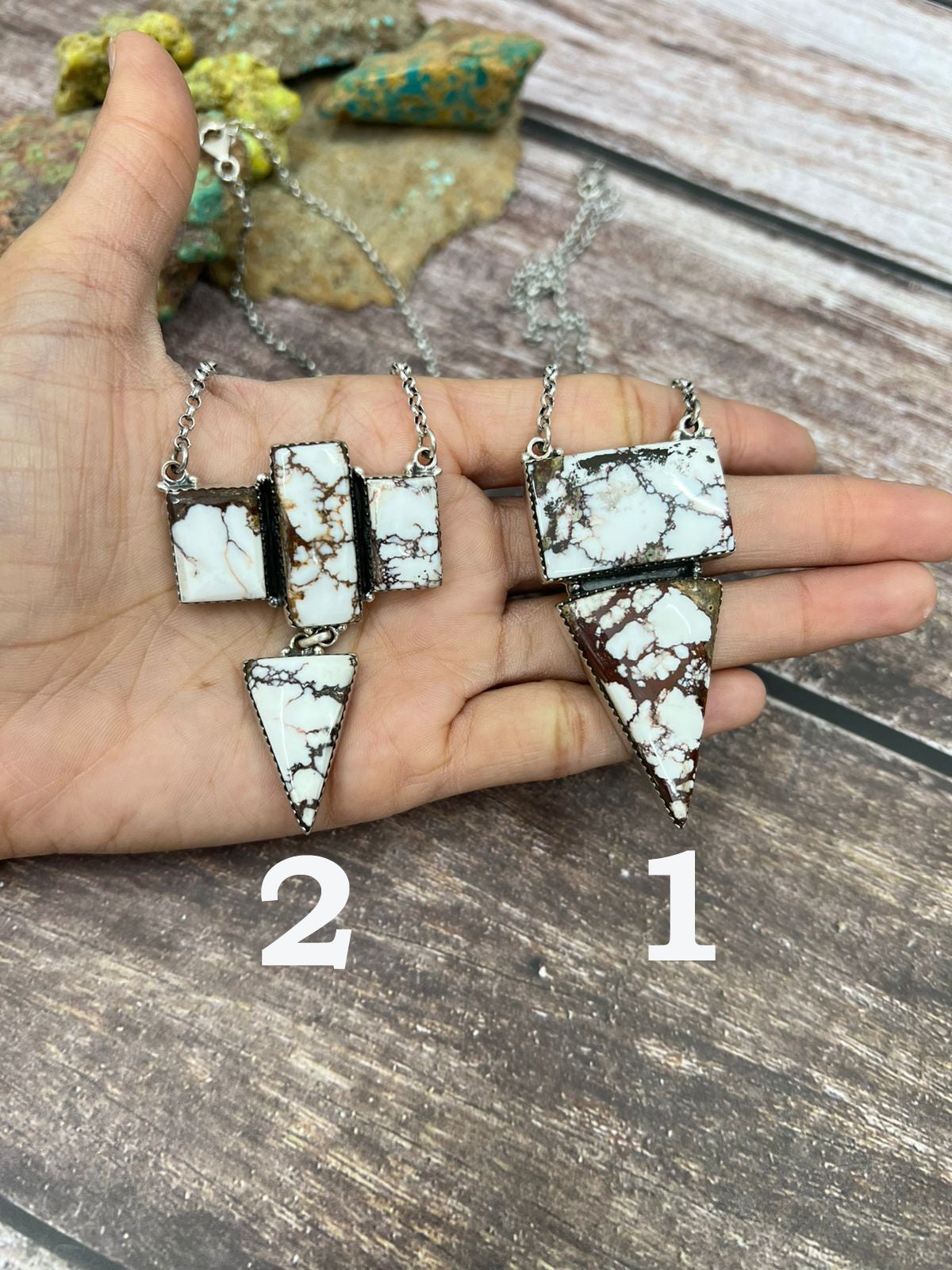 Handmade Sterling Silver Wild Horse Necklace with Signed Nizhoni