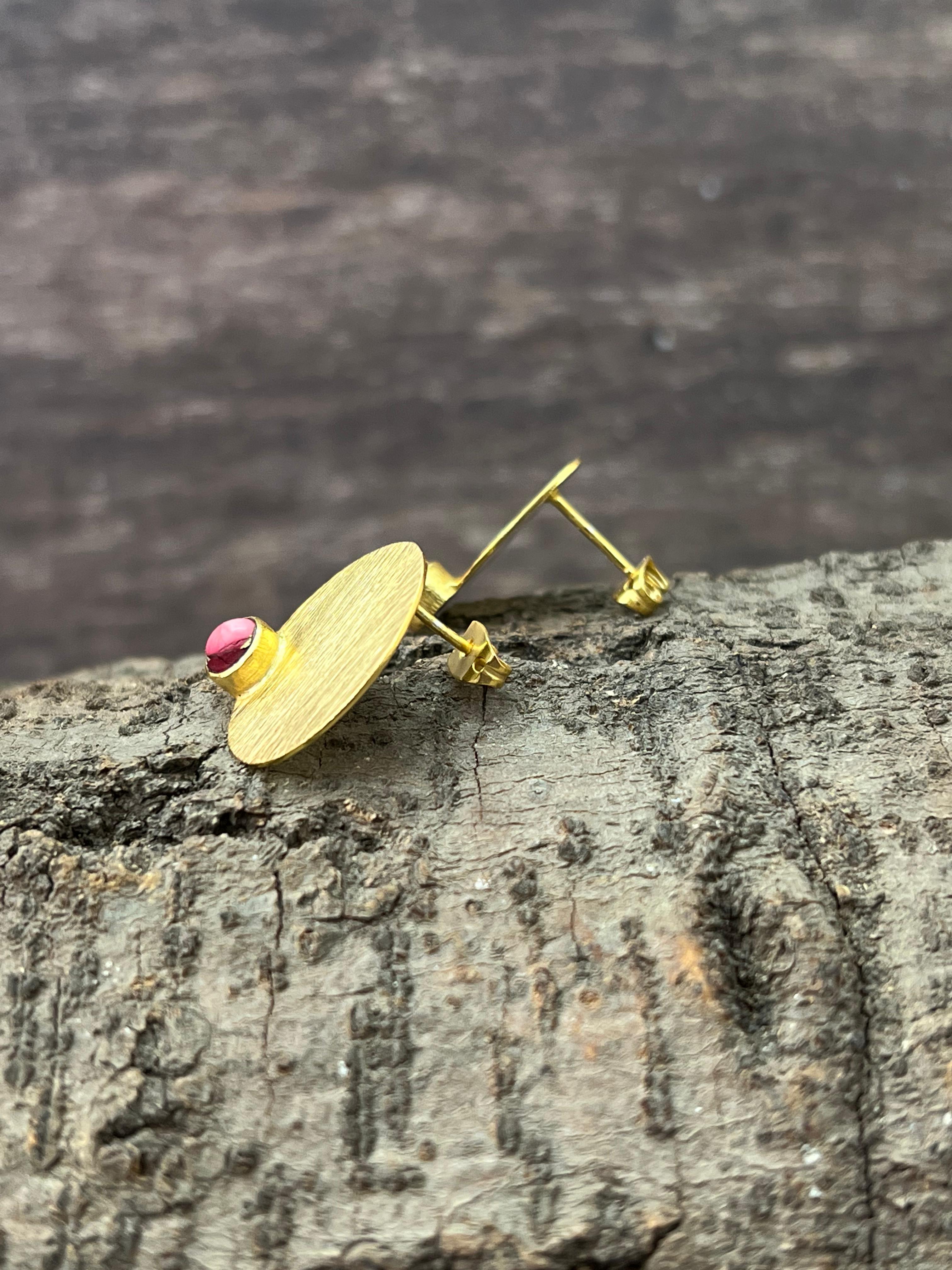 “The Golden Collection” Handmade Natural Dahlia Rose Post Earrings