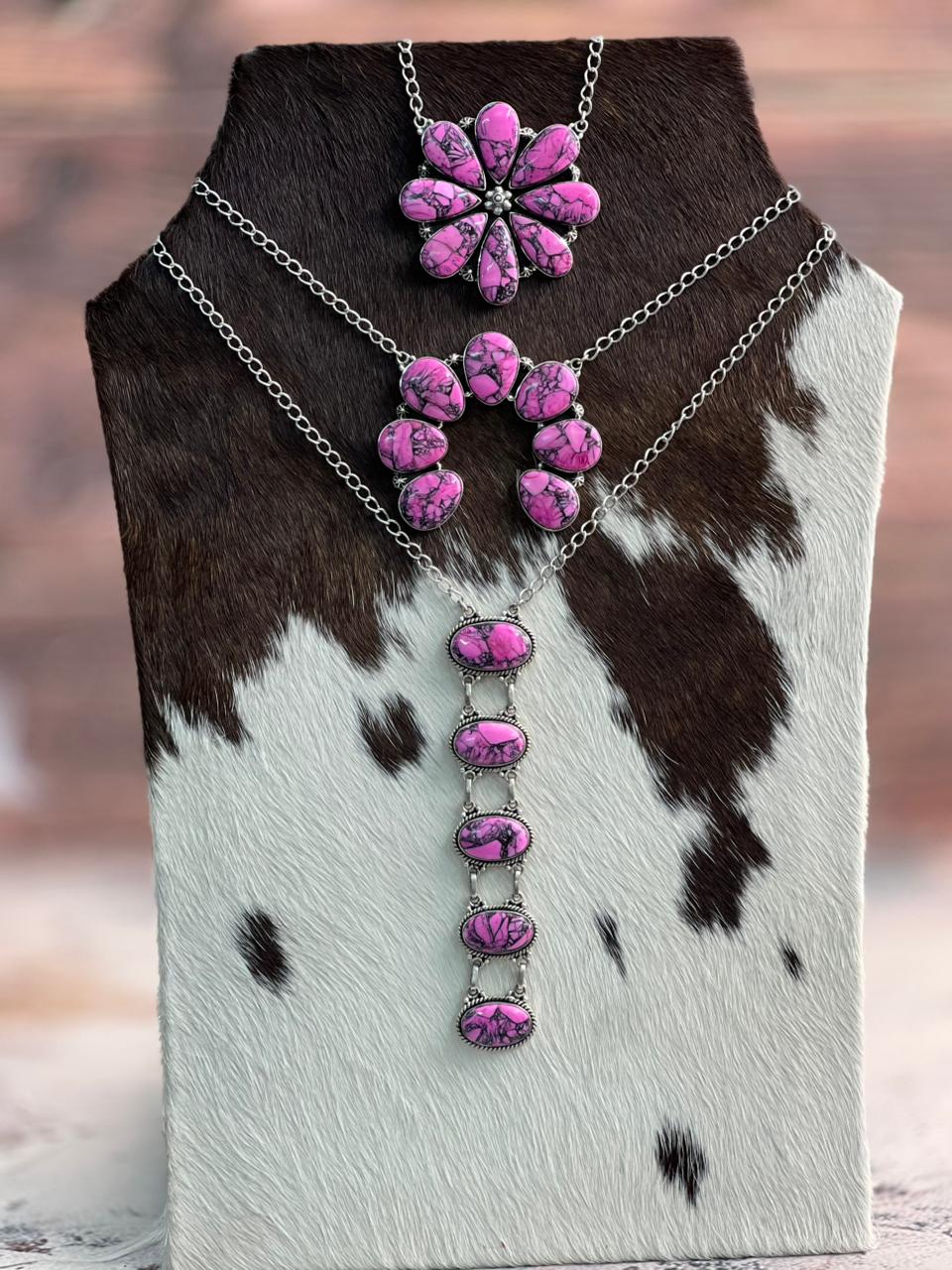 Handmade Sterling Silver Cherry Blossom Necklace "Signed Nizhoni"