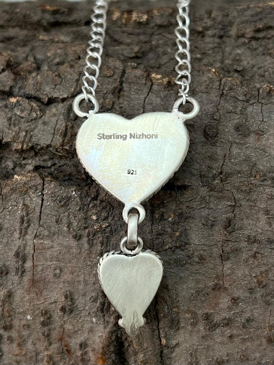 Handmade Sterling Silver Cotton Candy Necklace "Signed Nizhoni"