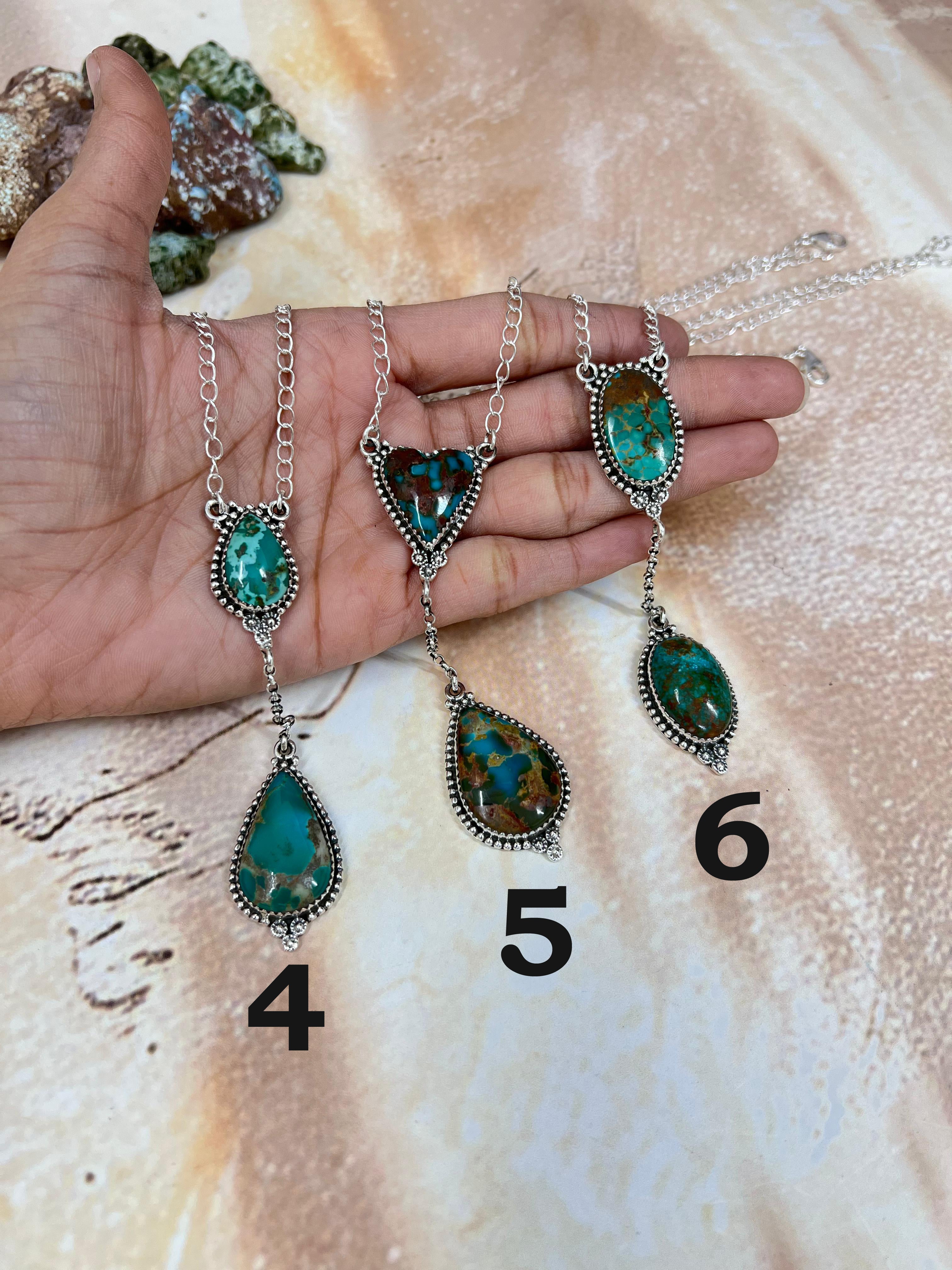 Handmade Sterling Silver Hardy Pit Necklace with Signed Nizhoni