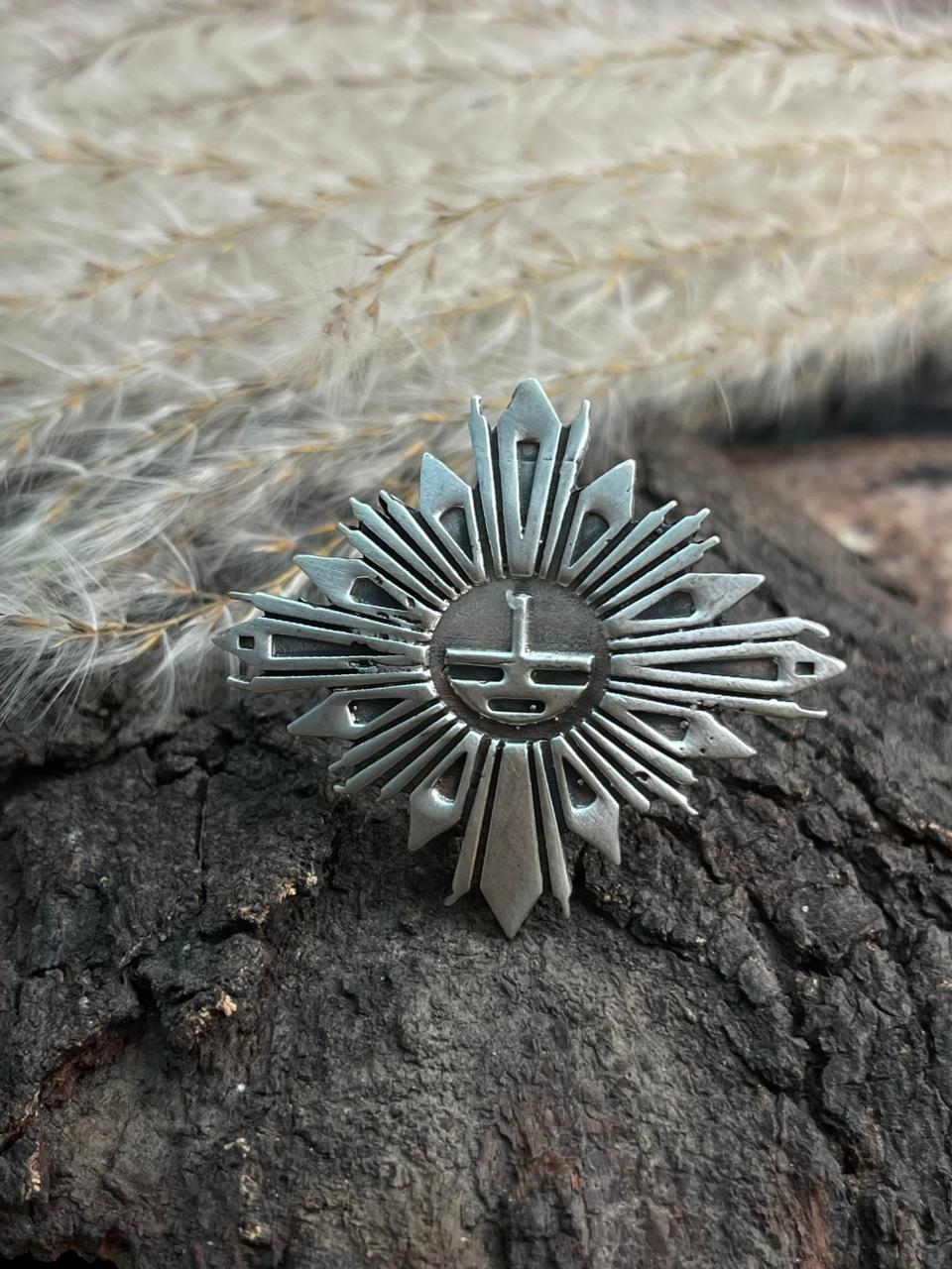 Handmade Sterling Silver Adjustable Ring "Signed Nizhoni"
