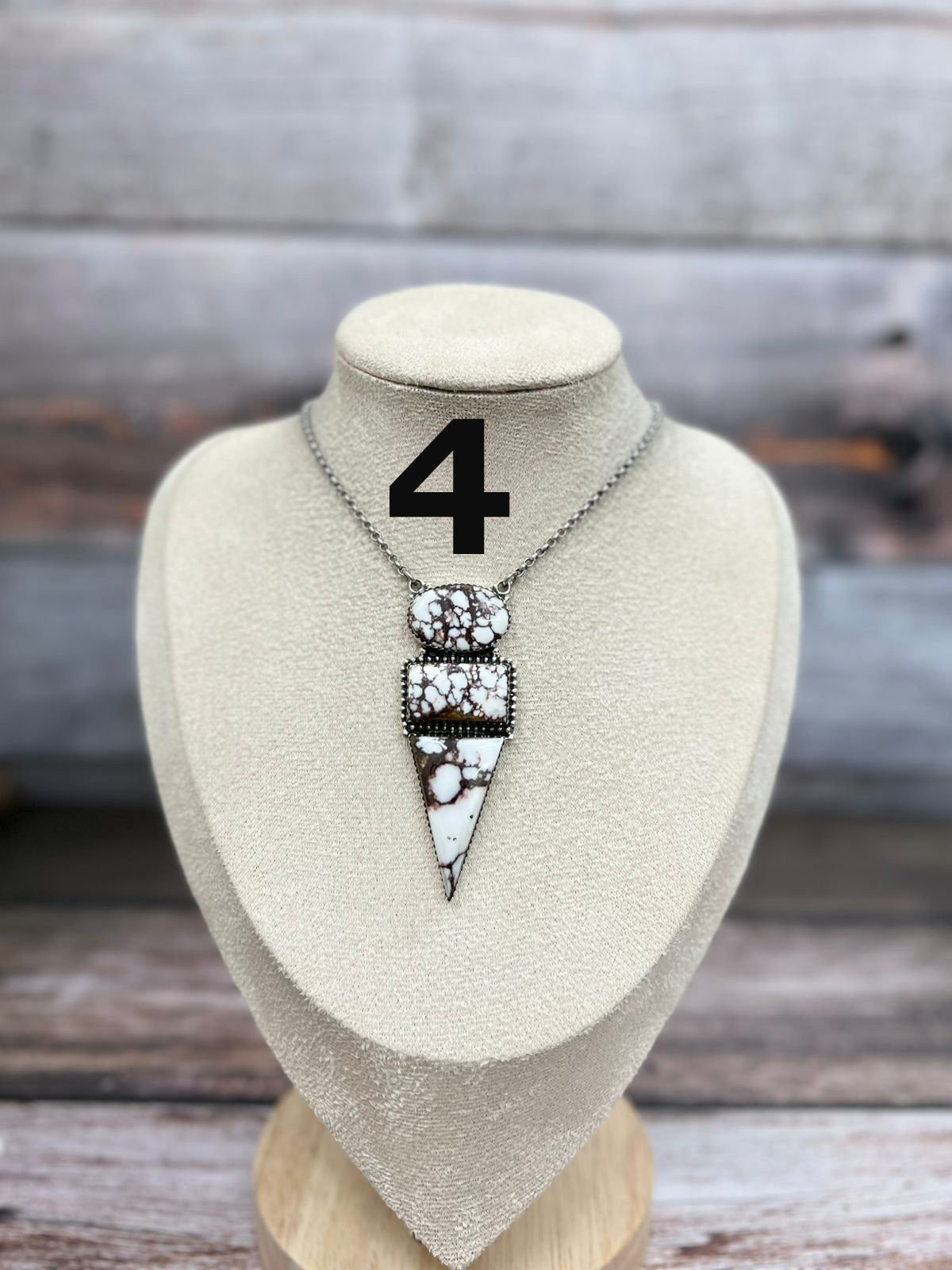 Handmade Sterling Silver Wild Horse Necklace with Signed Nizhoni