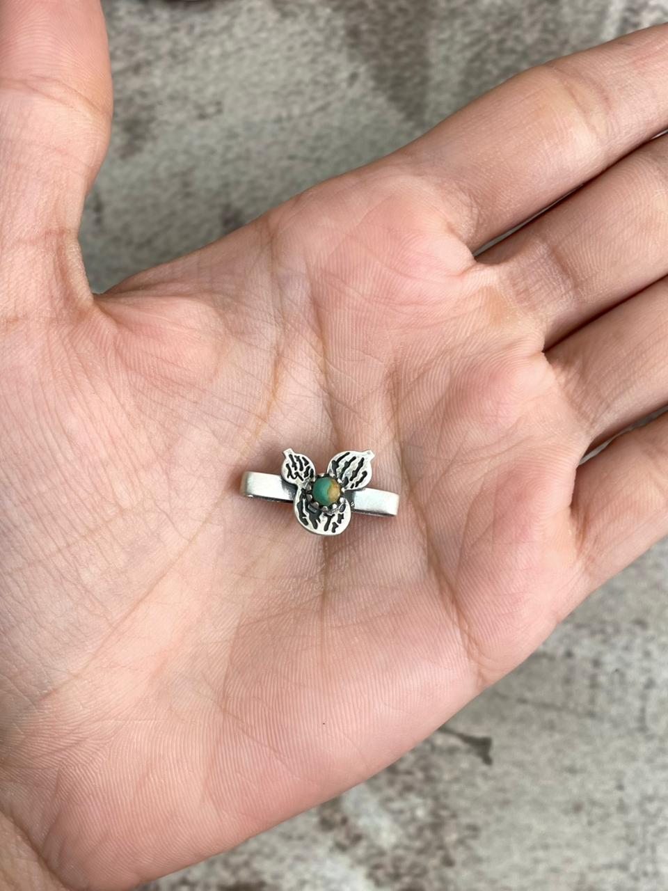 Handmade Sterling Silver Kingman Turquoise Watch Charms with Signed Nizhoni