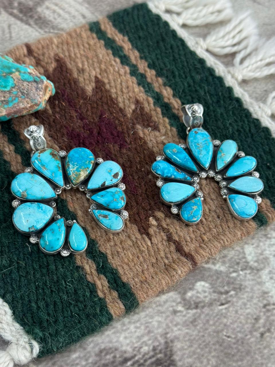 Handmade Sterling Silver Sierra Bella Naja Pendant "Signed Nizhoni"