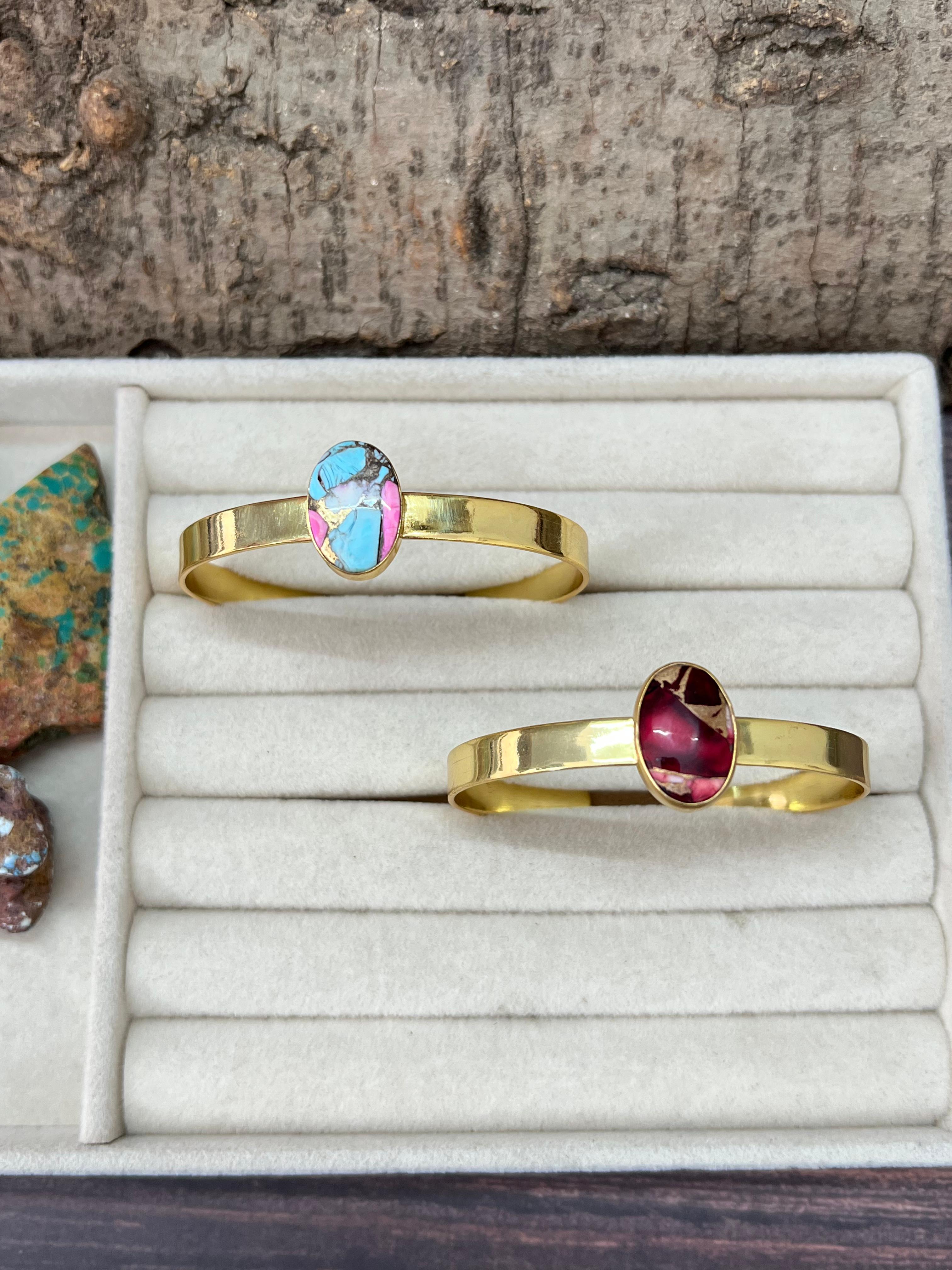 “The Golden Collection” Handmade Natural Gold Plated Dahlia Rose, Cotton Candy Bracelet (8)