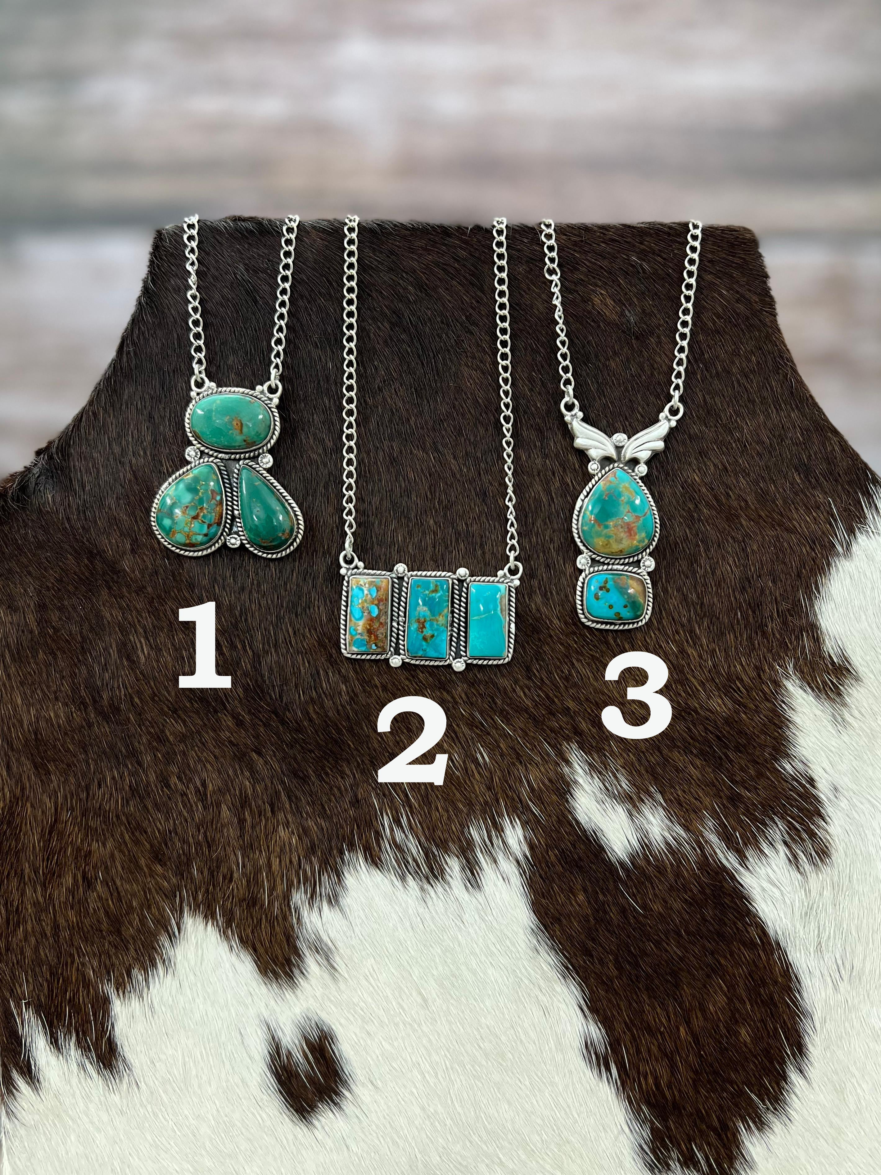 Handmade Sterling Silver Hardy Pit Necklace with Signed Nizhoni