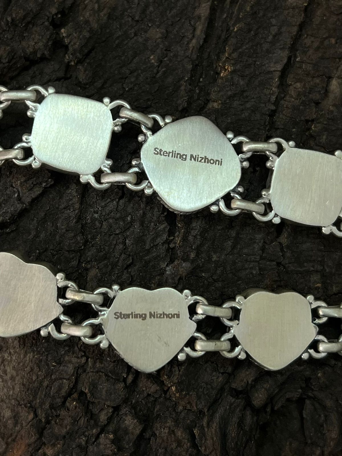 Handmade Sterling Silver Cotton Candy Necklace "Signed Nizhoni"