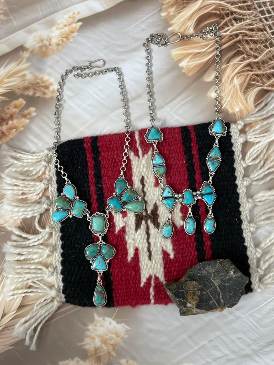 Handmade Sterling Silver Santa Maria Necklace "Signed Nizhoni"