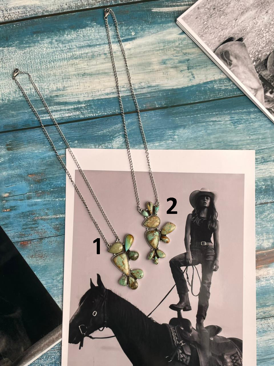 Handmade Sterling Silver Baja Turquoise Collection: Necklace "Signed Nizhoni"